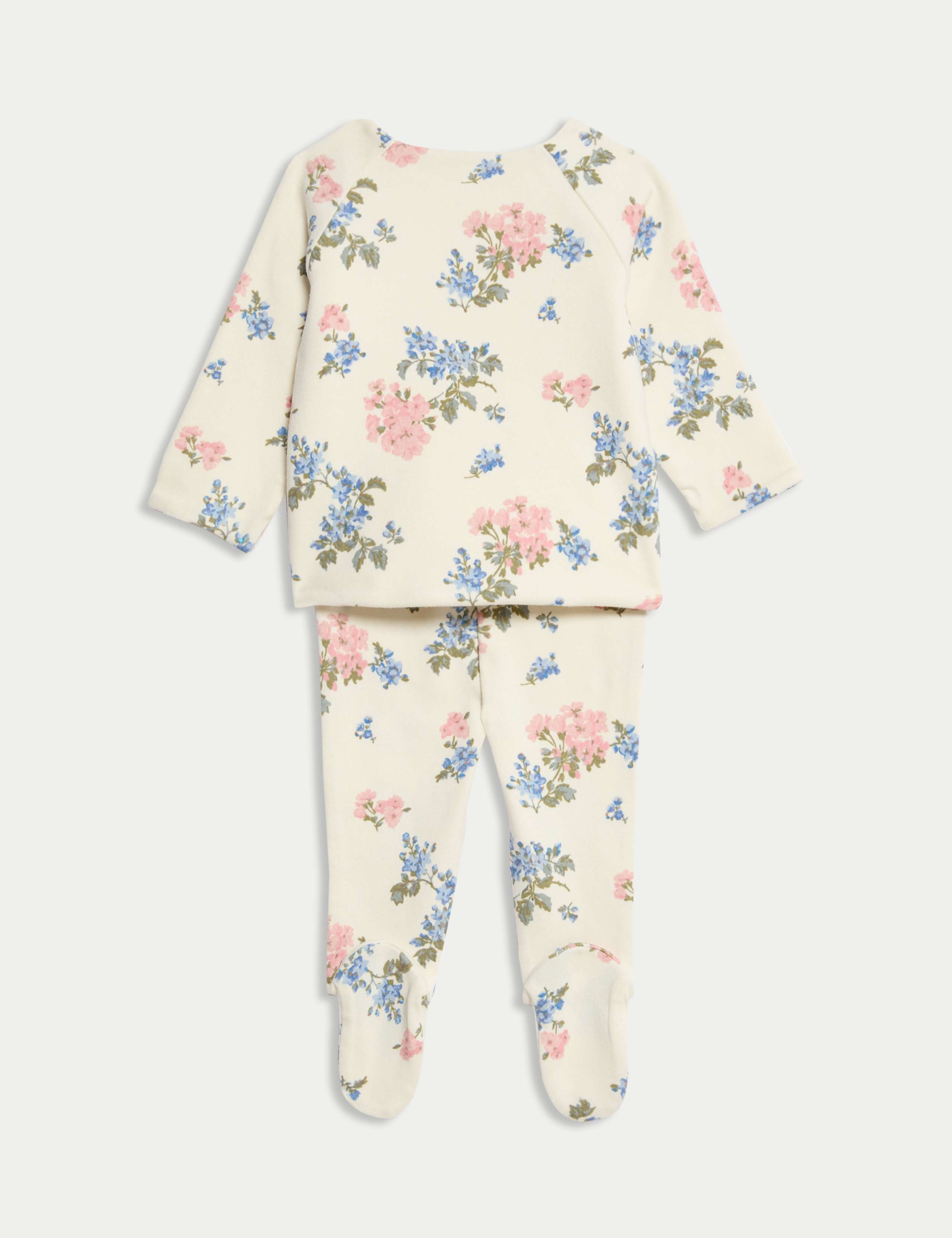 2pc Cotton Rich Floral Outfit (0-12 Mths) 2 of 7