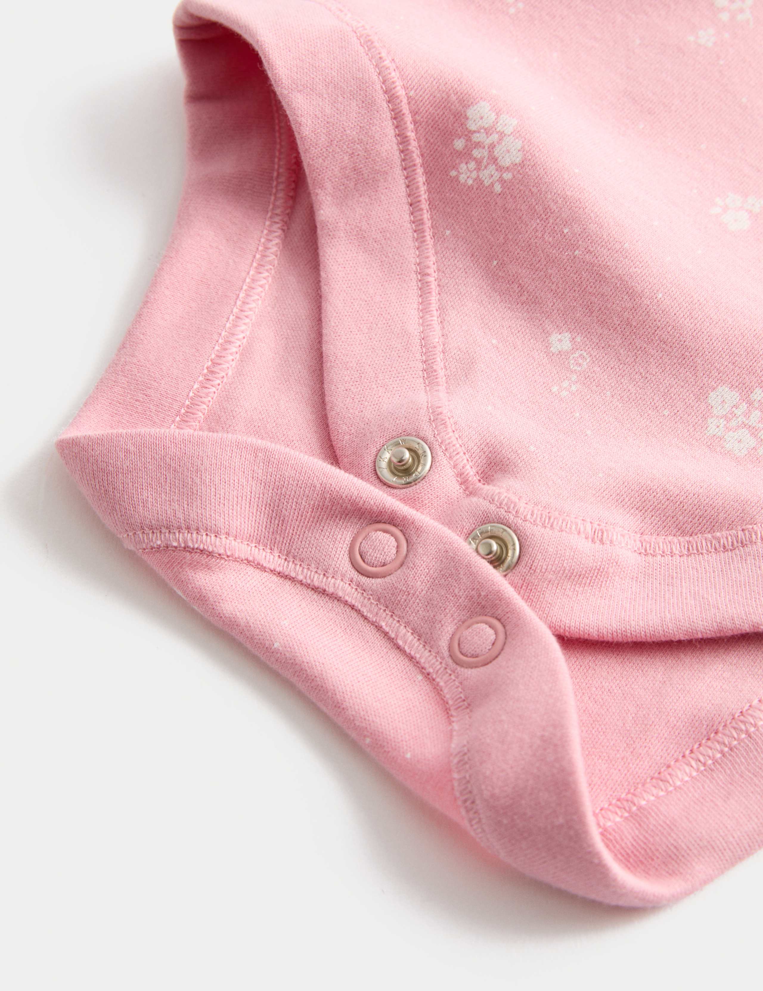 7pk Pure Cotton Floral Bodysuits (0-3 Yrs) 3 of 3
