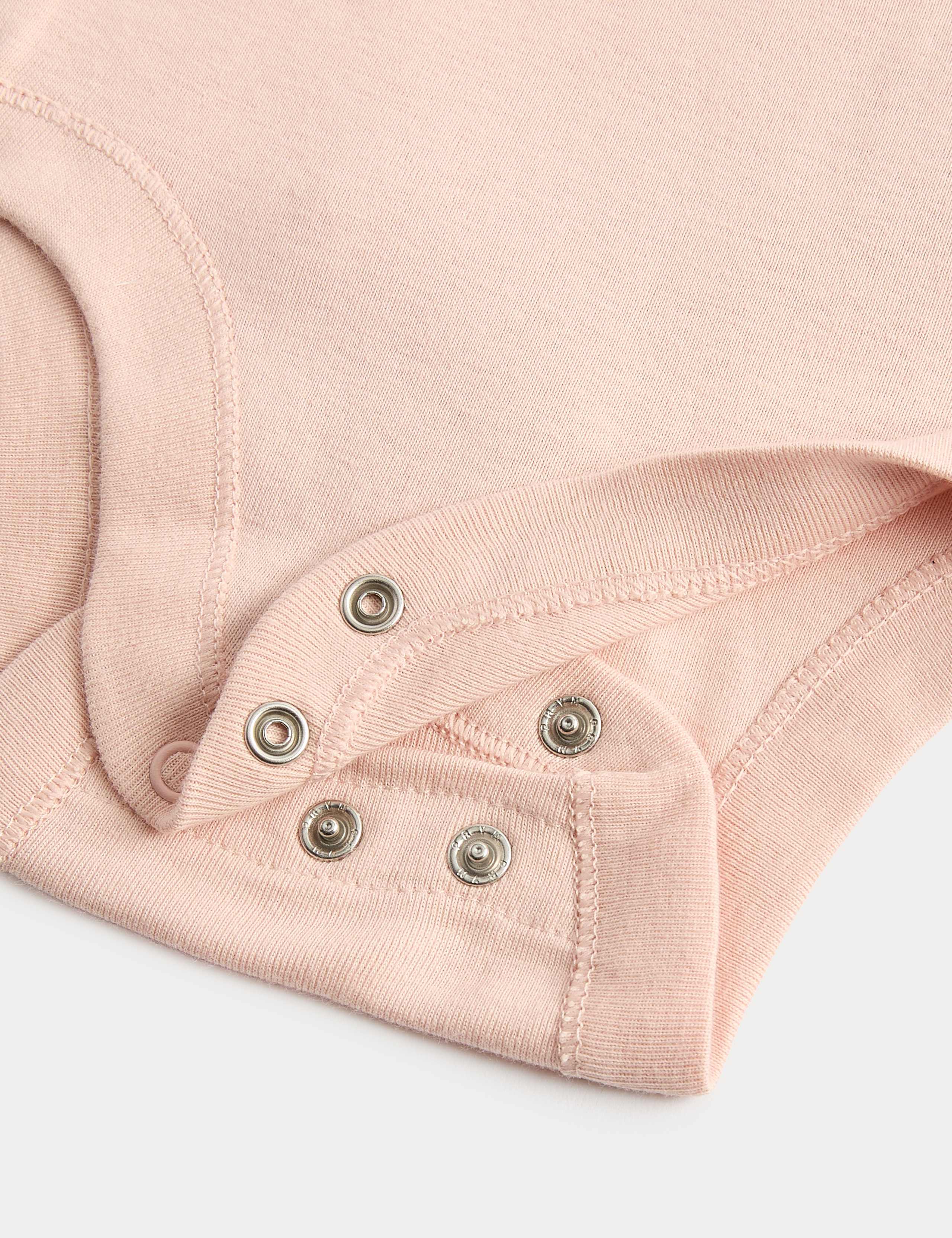 5 Pack Pure Cotton Bodysuits (7lbs-3 Yrs) 3 of 3