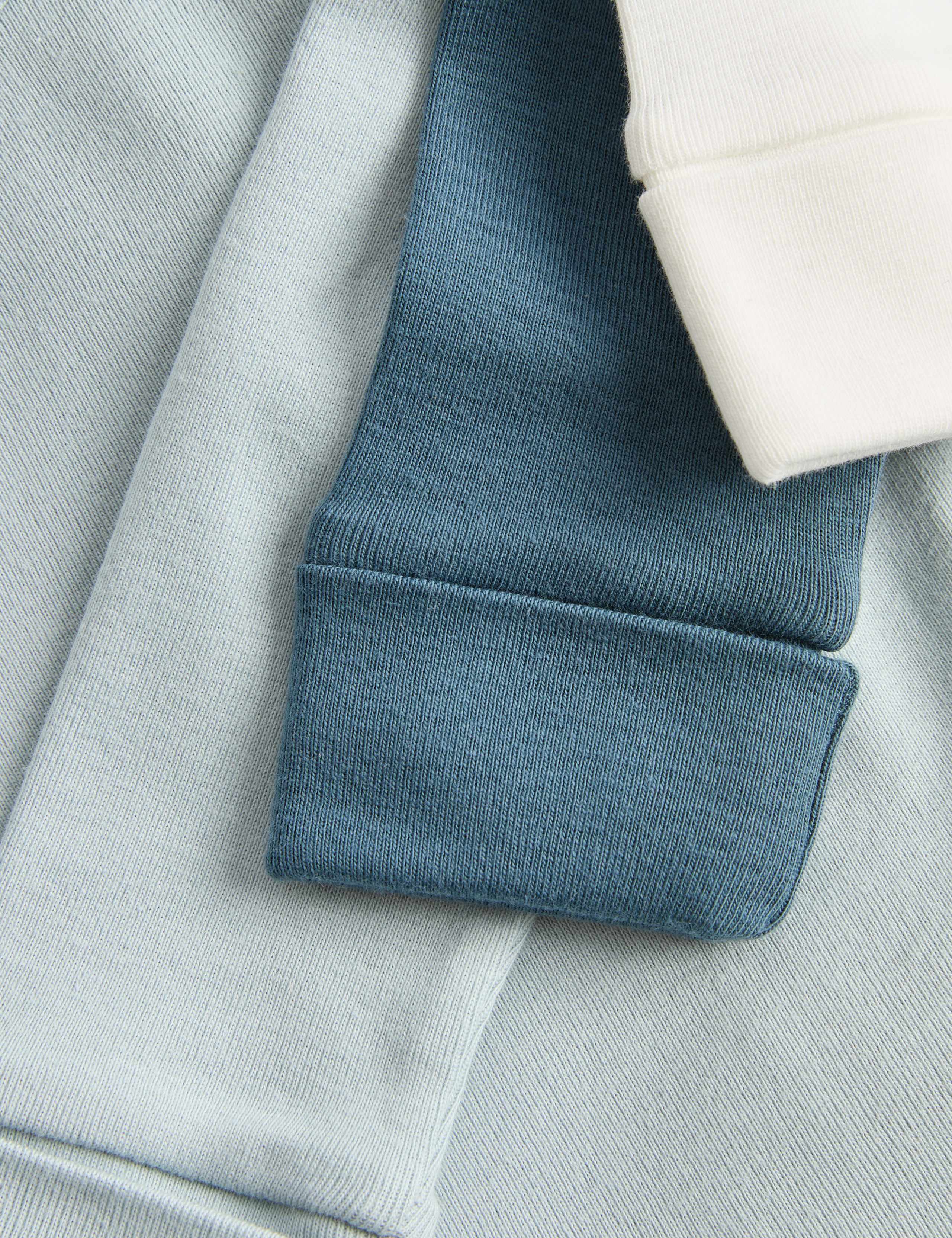 5 Pack Pure Cotton Plain Long Sleeve Bodysuits (7lbs-3 Yrs) 3 of 3