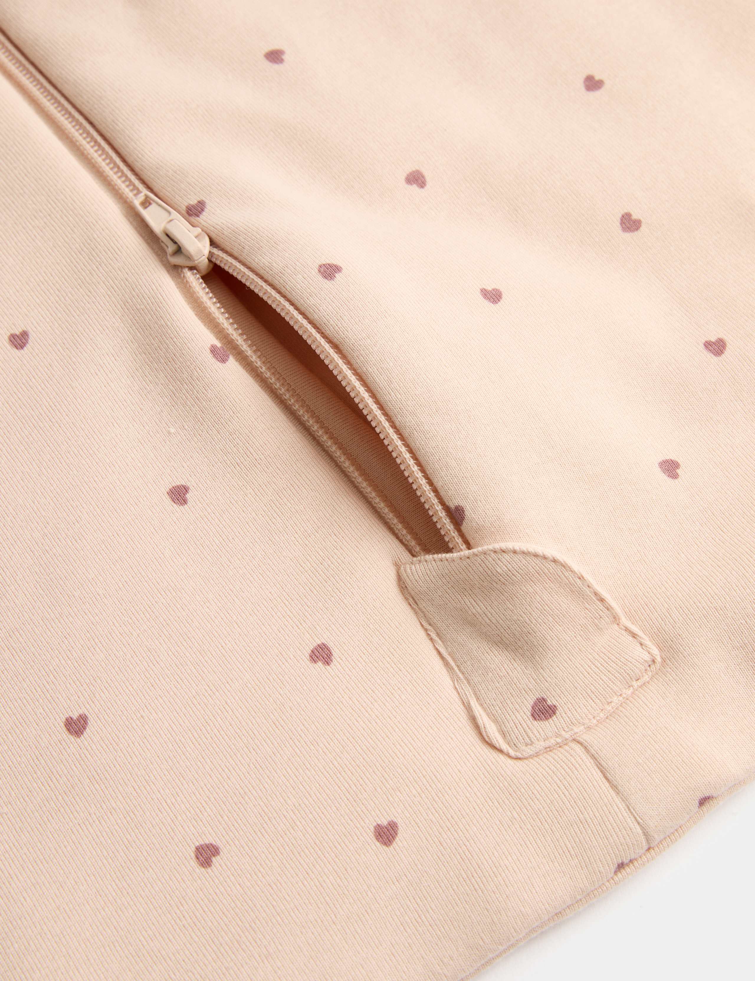 Cotton Rich 2.5 Tog Heart Sleeping Bag (0-36 Mths) 3 of 3