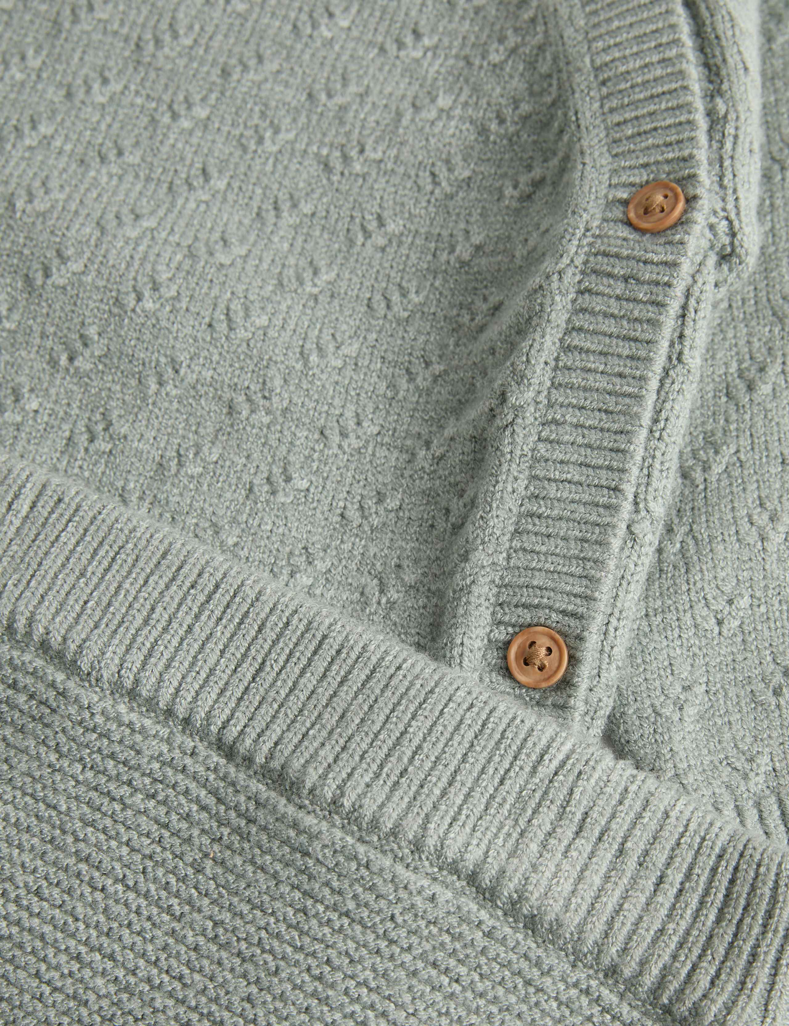 2 Piece Stitch Detail Knitted Outfit (7lbs - 1 Yrs) 2 of 3