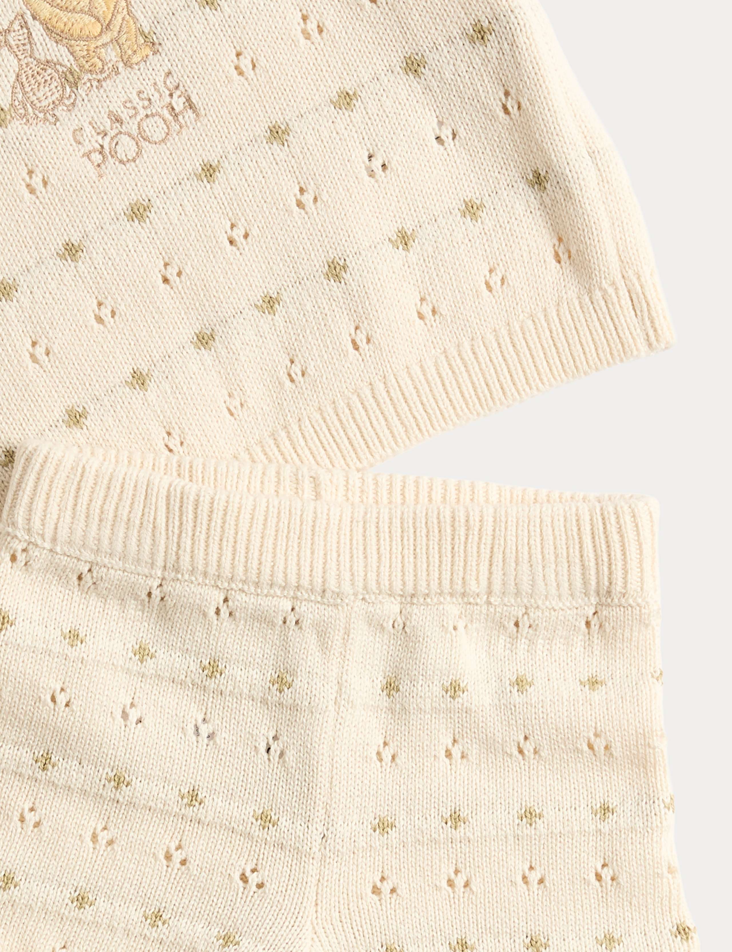 2 Piece Pure Cotton Winnie the Pooh™ Outfit (0-2 Yrs) 3 of 3