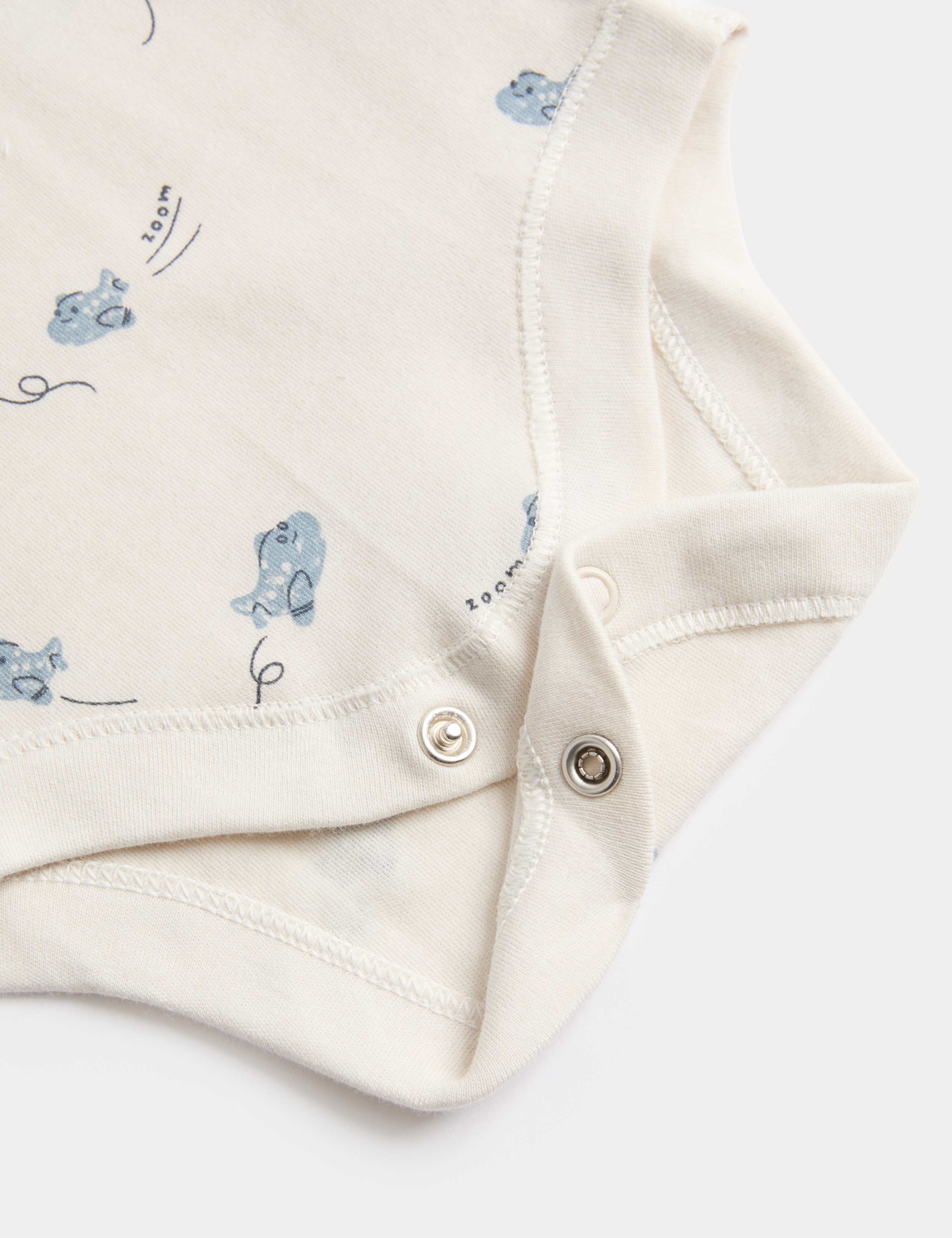 7 Pack Pure Cotton Plane Bodysuits (5lbs-3 Yrs) 3 of 3