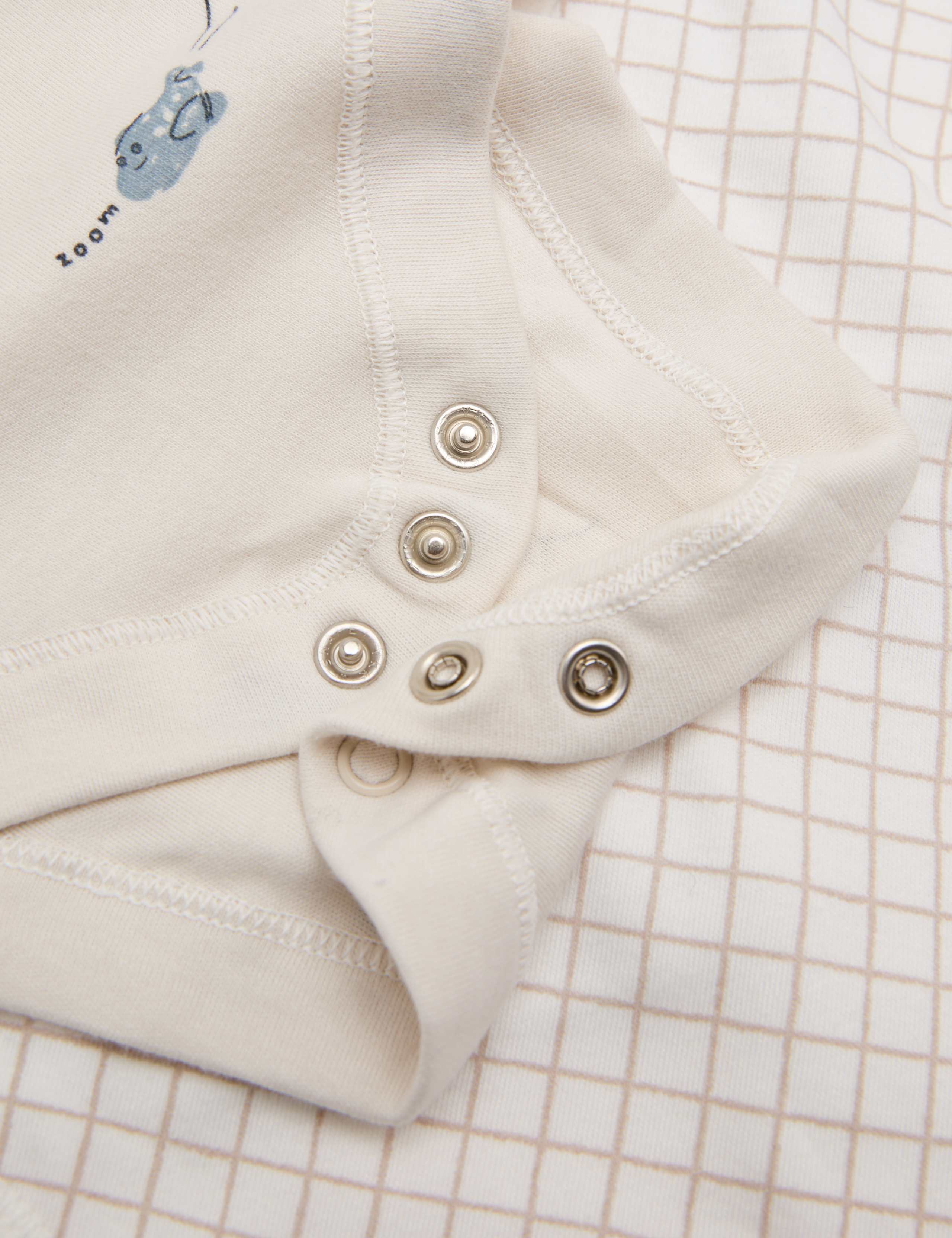 7 Pack Pure Cotton Bodysuits (0-3 Yrs) 2 of 3