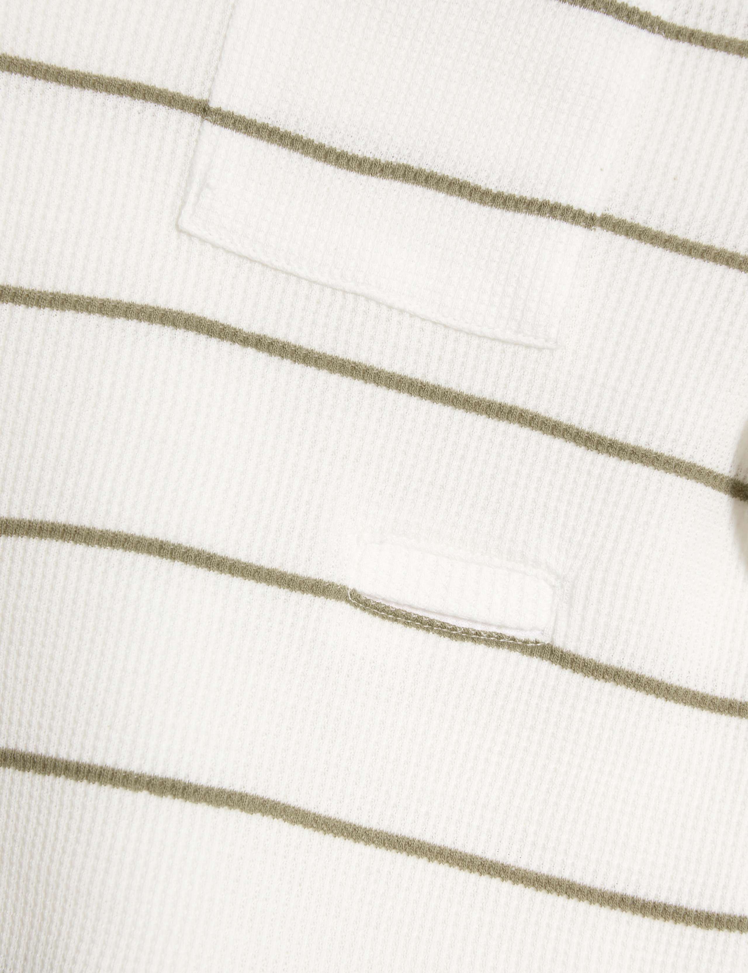 Adaptive Cotton Blend Waffle Striped Pyjamas (1-16 Yrs) 3 of 3
