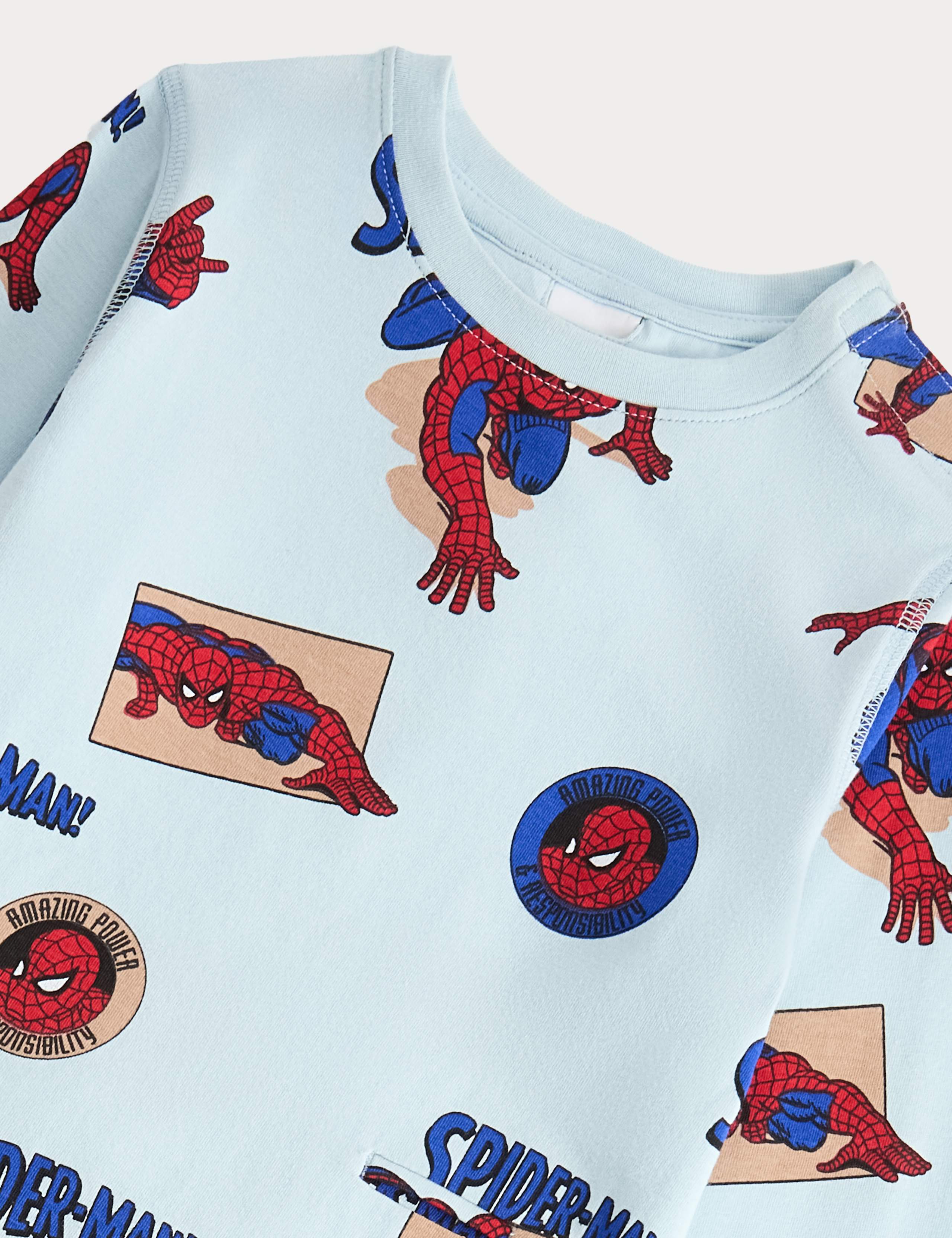 Adaptive Pure Cotton Spider-Man™ Pyjama Set (1-8 Yrs) 2 of 6