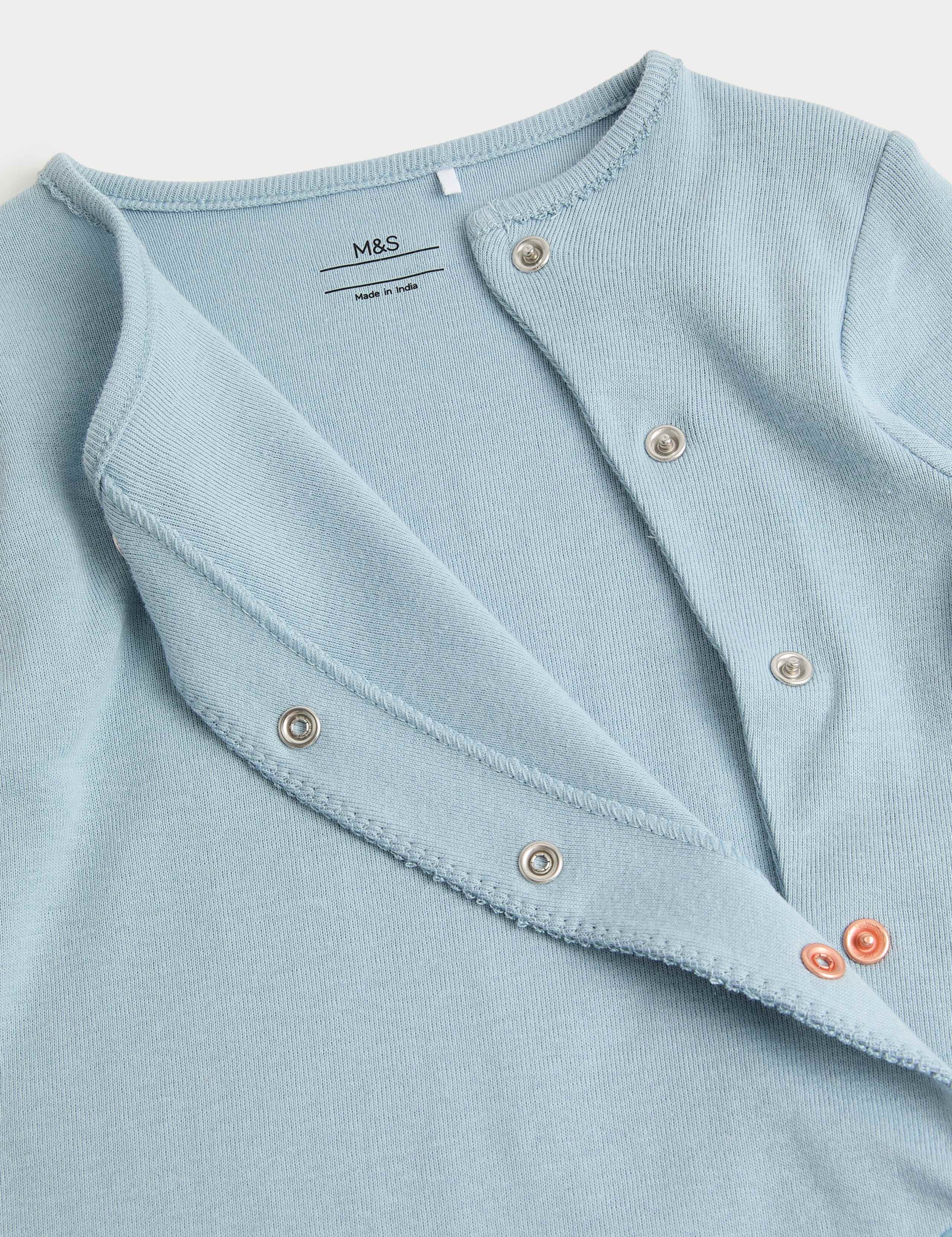 4 Piece Cotton Rich Puppy Print Starter Set (7lbs-9 Mths) 2 of 3