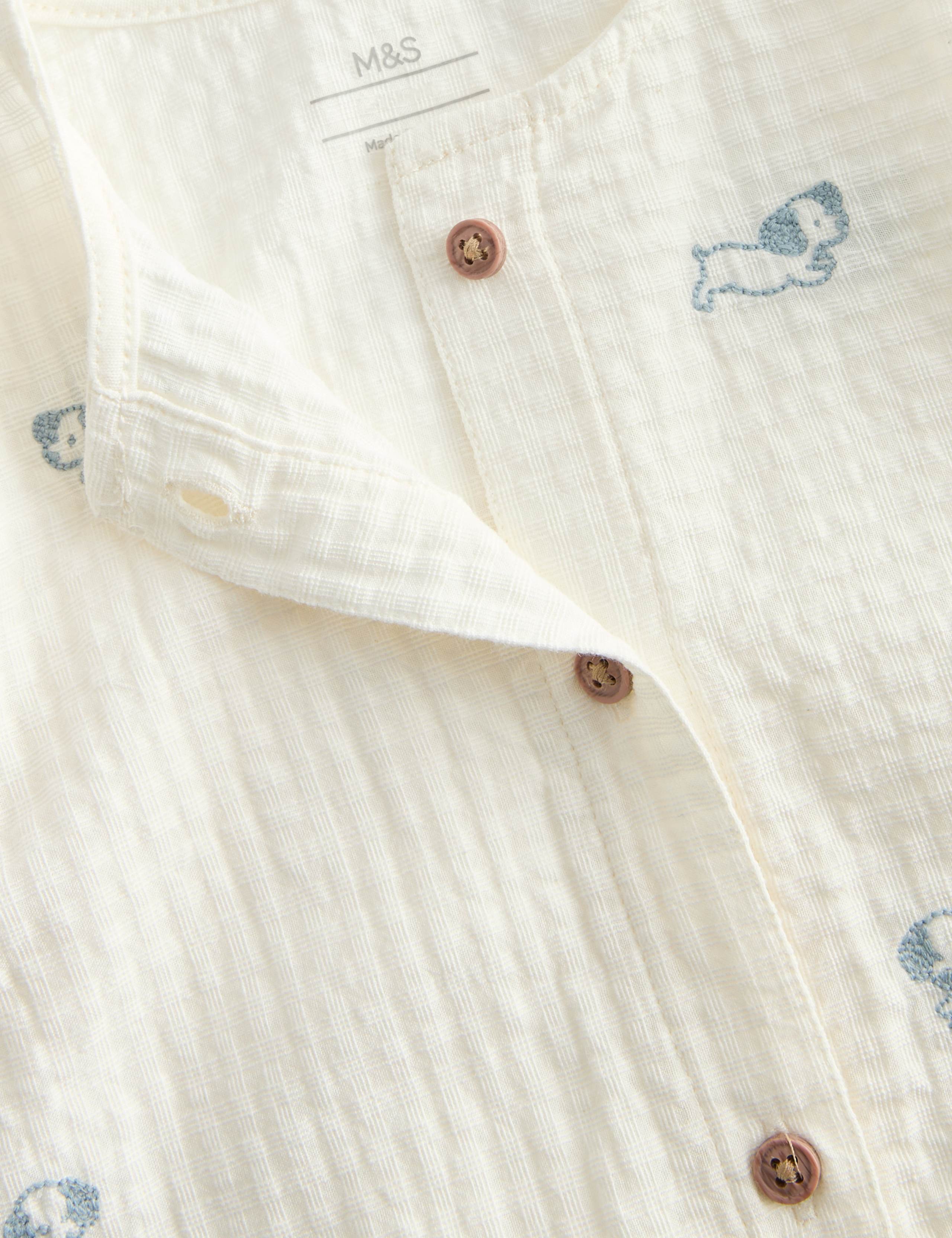 2 Piece Pure Cotton Romper & Socks Outfit (7lbs-2 Yrs) 2 of 3