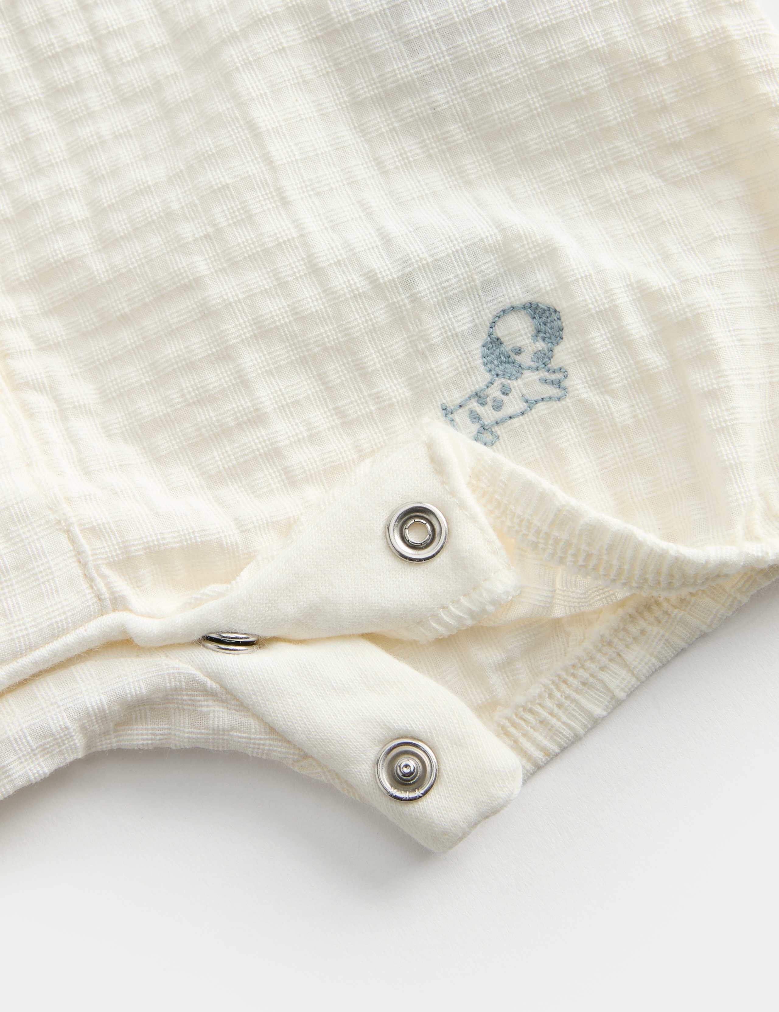 2 Piece Pure Cotton Romper & Socks Outfit (7lbs-2 Yrs) 3 of 3