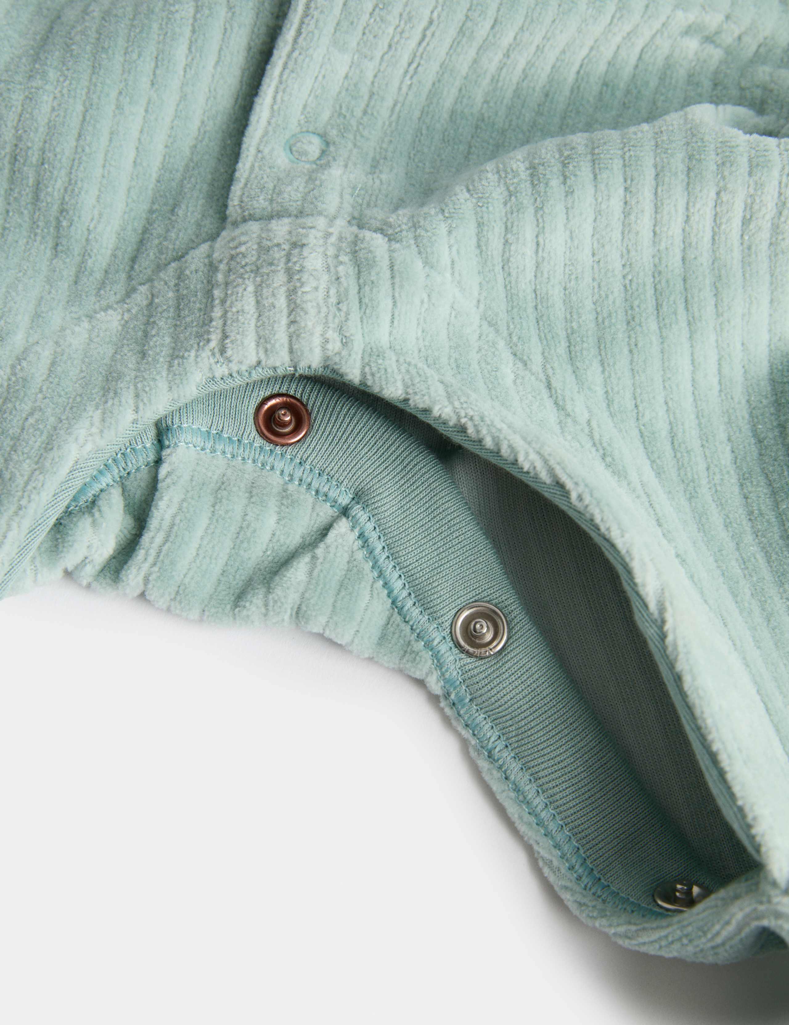 Velour Sleepsuit (0-12 Mths) 2 of 3