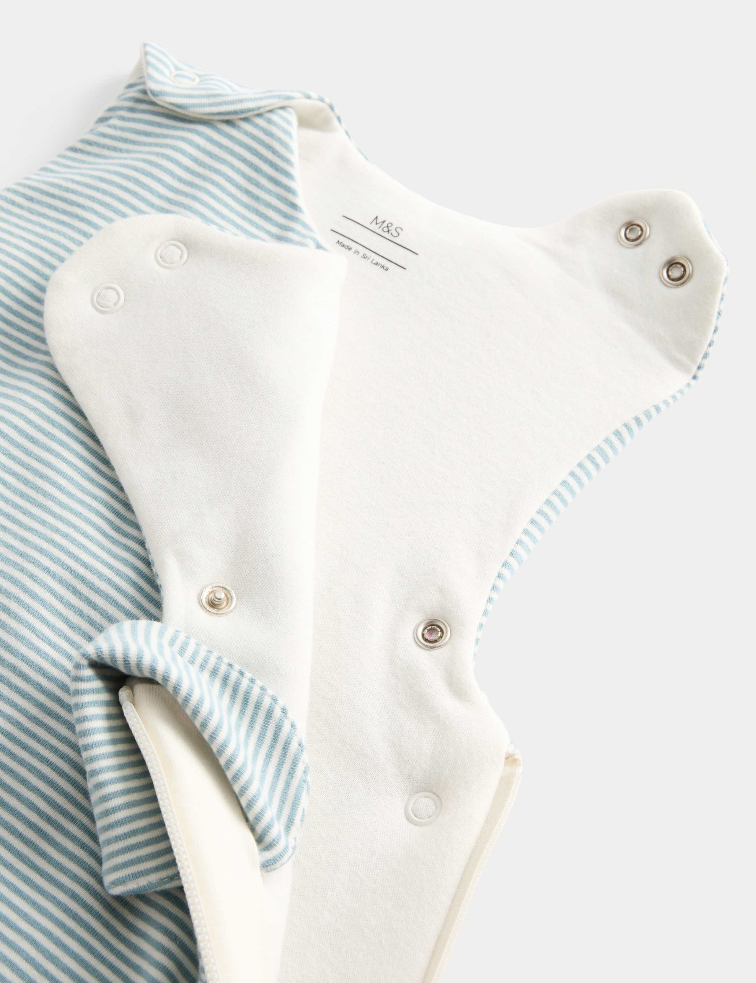 Cotton Rich Striped 2.5 Tog Sleeping Bag (0-3 Yrs) 2 of 3