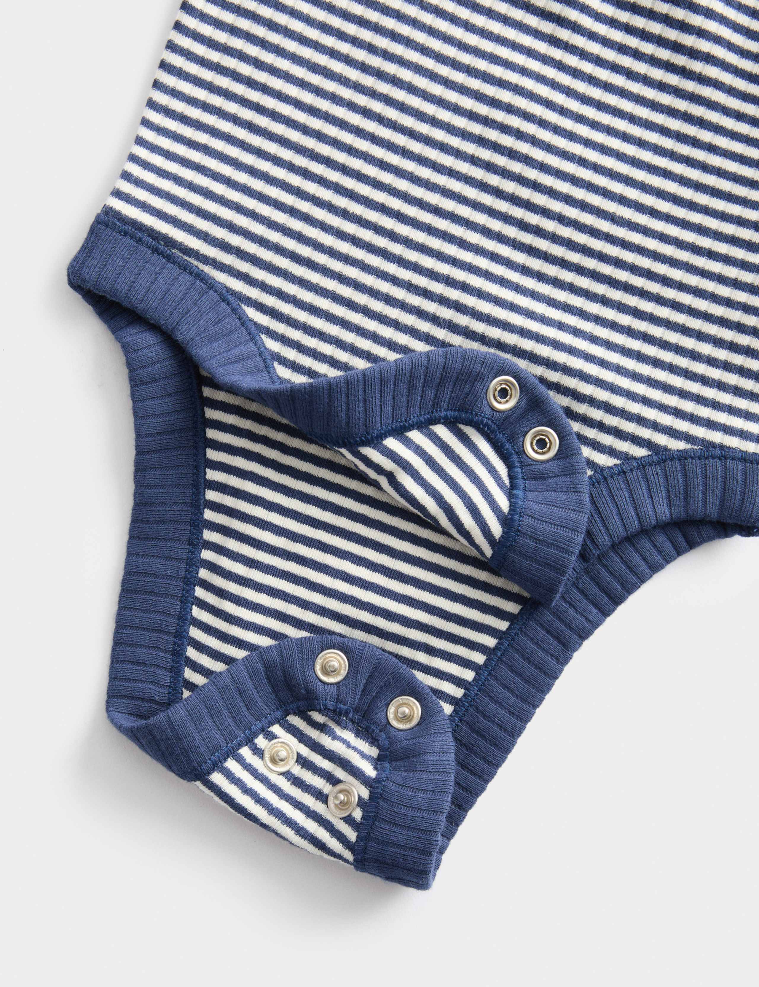 5 Pack Cotton Rich Long Sleeve Bodysuits (6½lbs-3 Yrs) 2 of 3