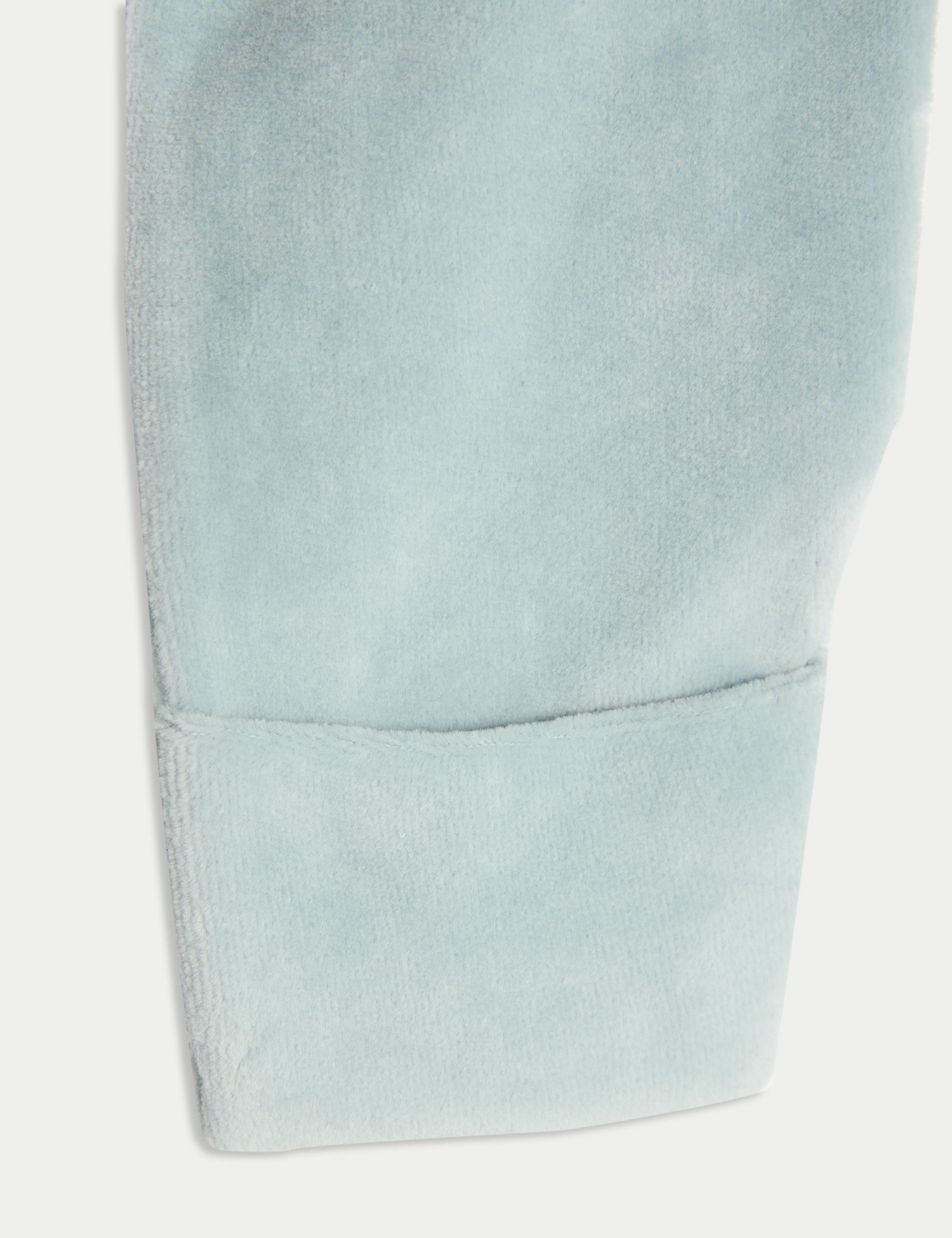 Cotton Rich Velour Sleepsuit (0 Mths-3 Yrs) 4 of 4