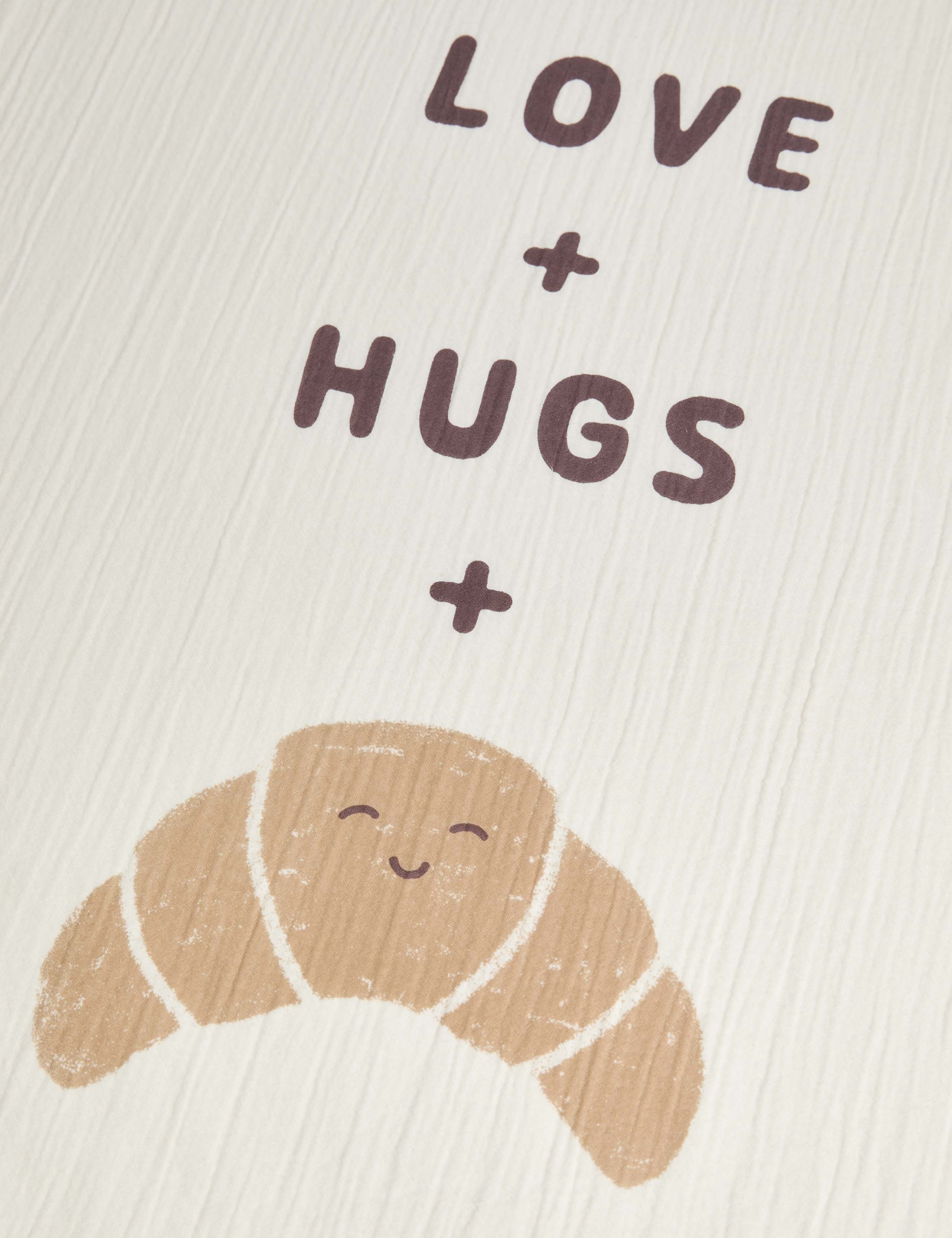 3pk Pure Cotton Croissant Muslins 3 of 3