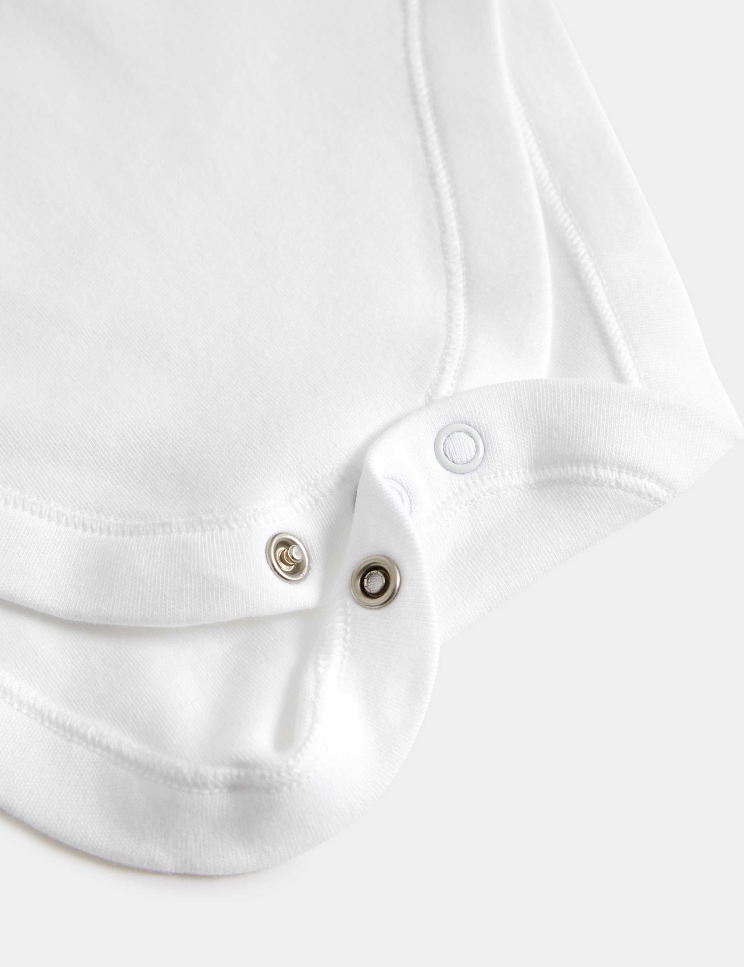 3pk Pure Cotton Adaptive Bodysuits (3-16 Yrs) 2 of 2