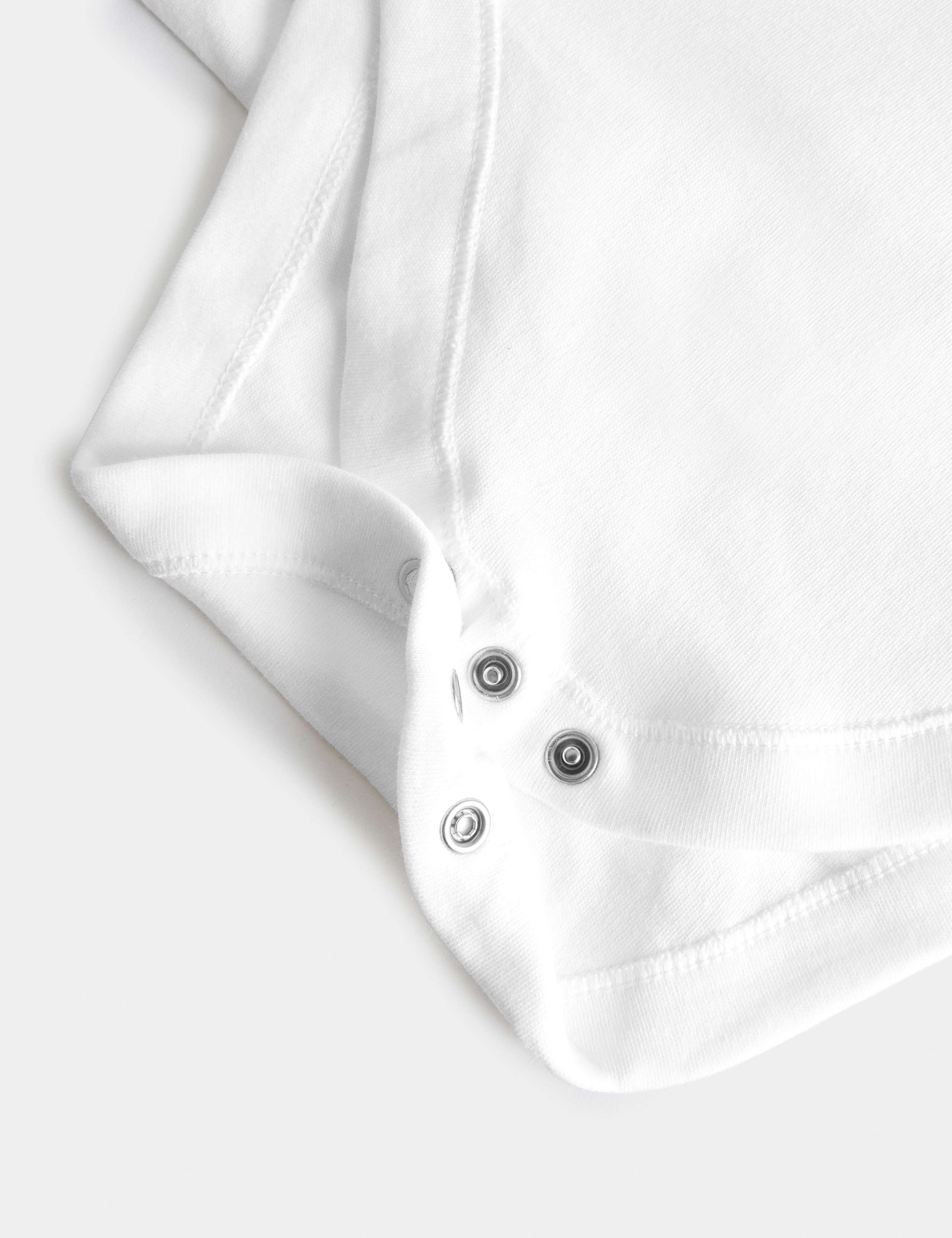 3 Pack Pure Cotton Adaptive Bodysuits (3-16 Yrs) 3 of 3