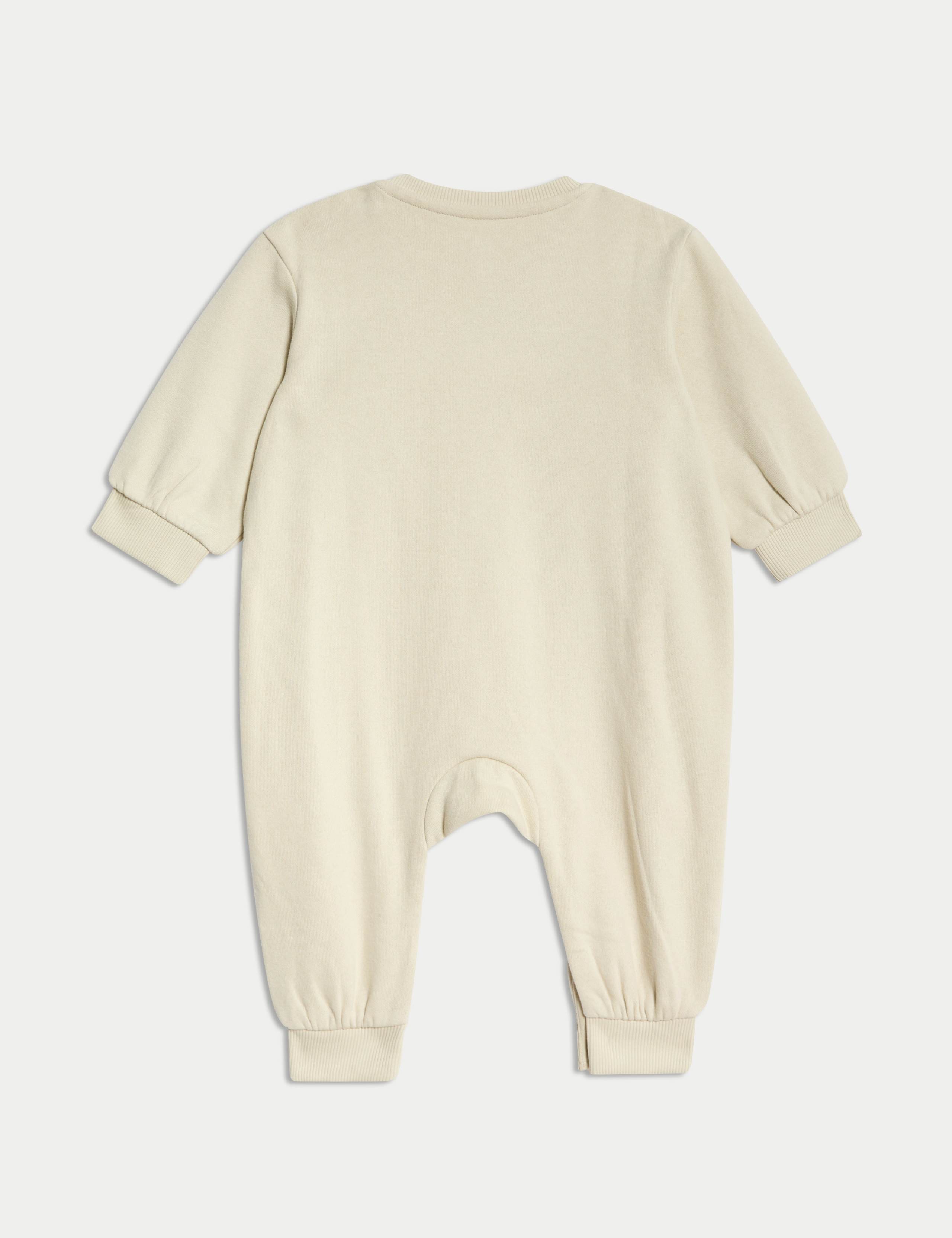 Cotton Rich Slogan Romper (0-3 Yrs) 4 of 6