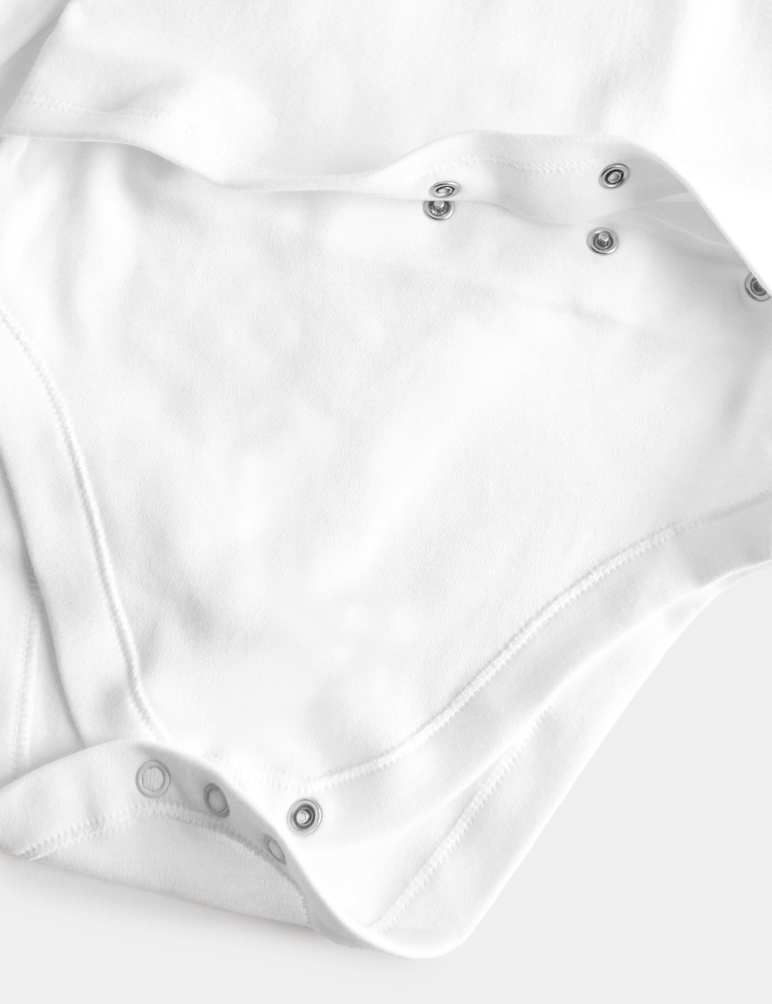 3 Pack Adaptive Pure Cotton Bodysuits (7lbs-16 Yrs) 3 of 3