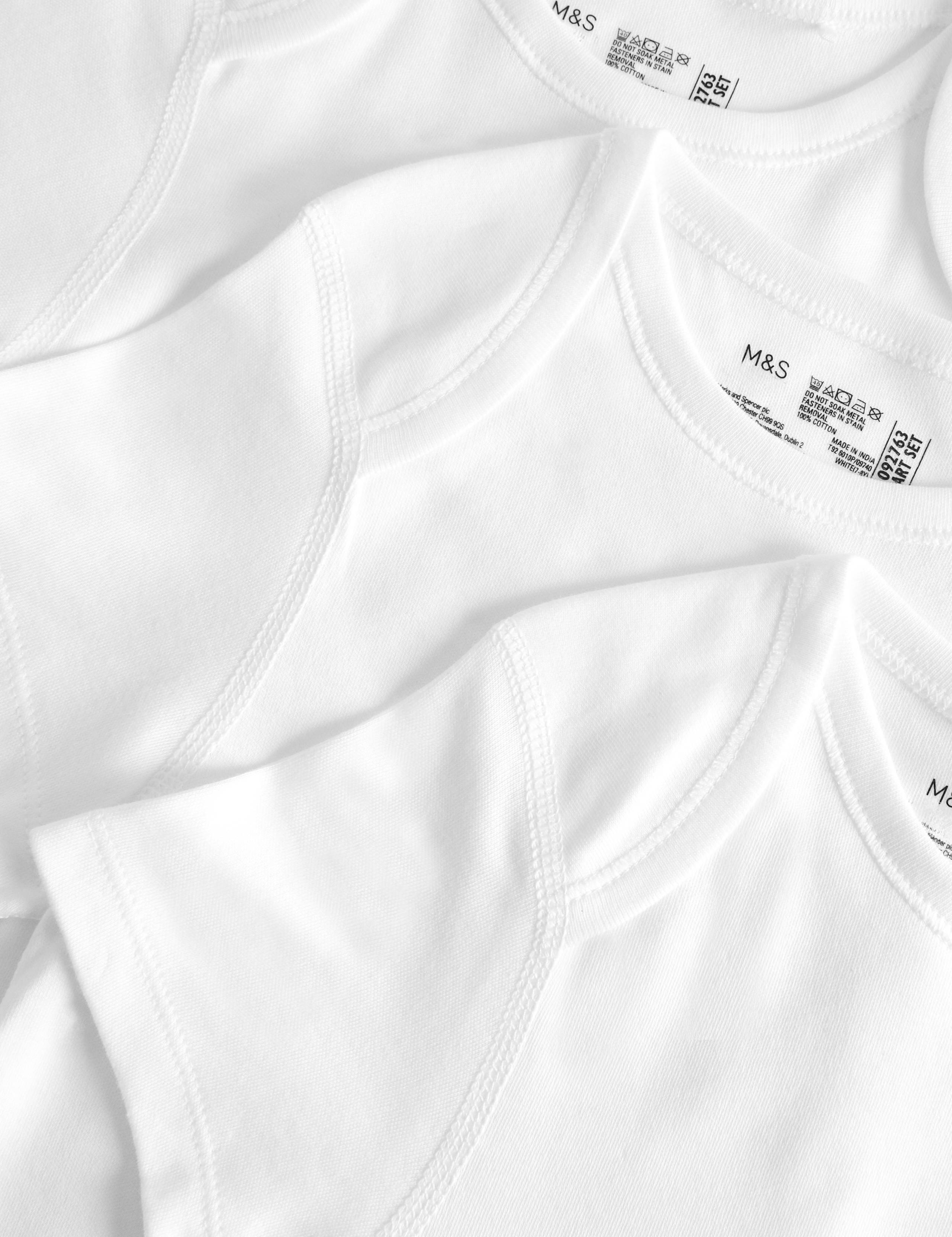 3 Pack Pure Cotton Feeding Tube Access Bodysuits (Newborn-16 Yrs) 2 of 3