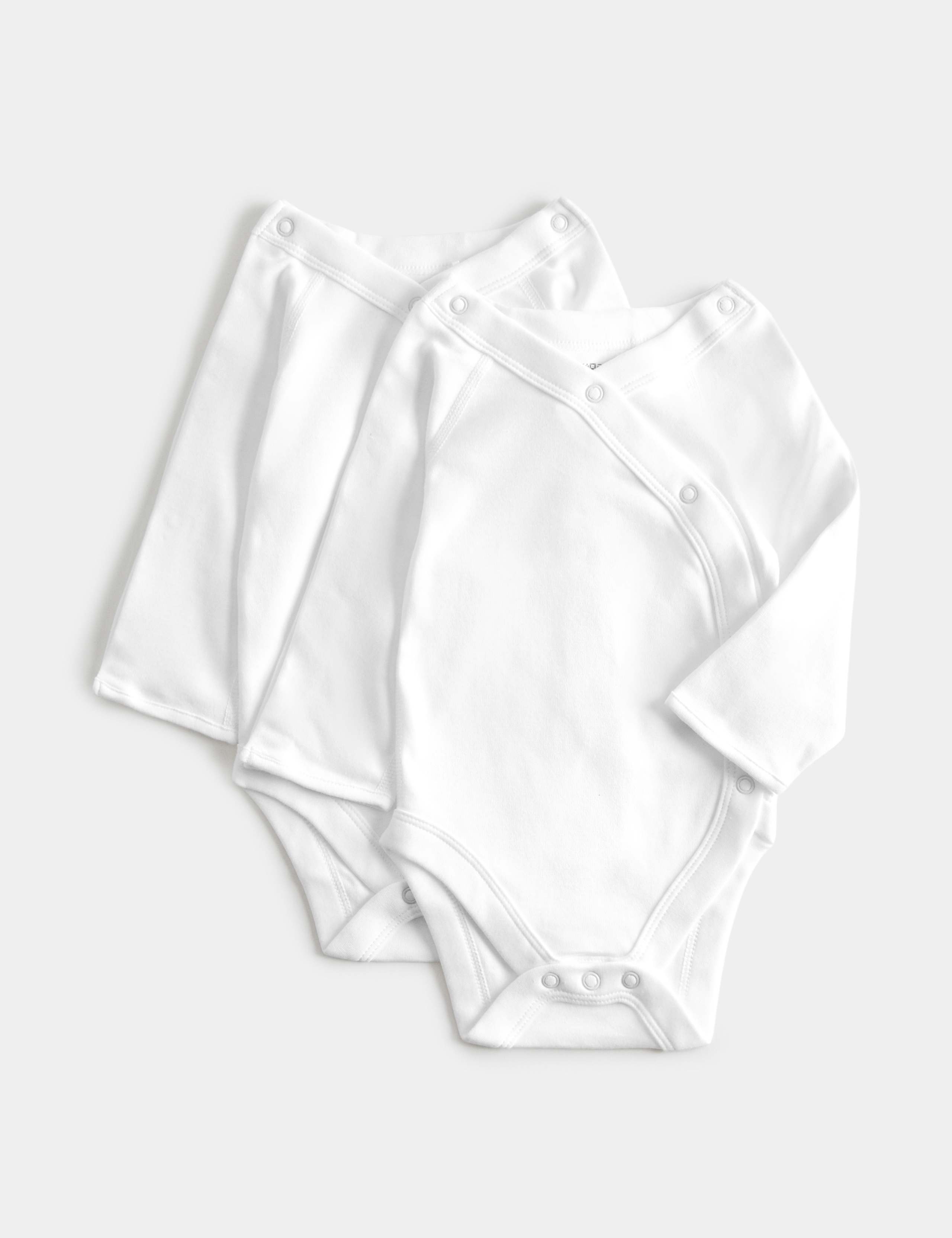 2 Pack Adaptive Pure Cotton Bodysuits (7lbs–16 Yrs) 1 of 3