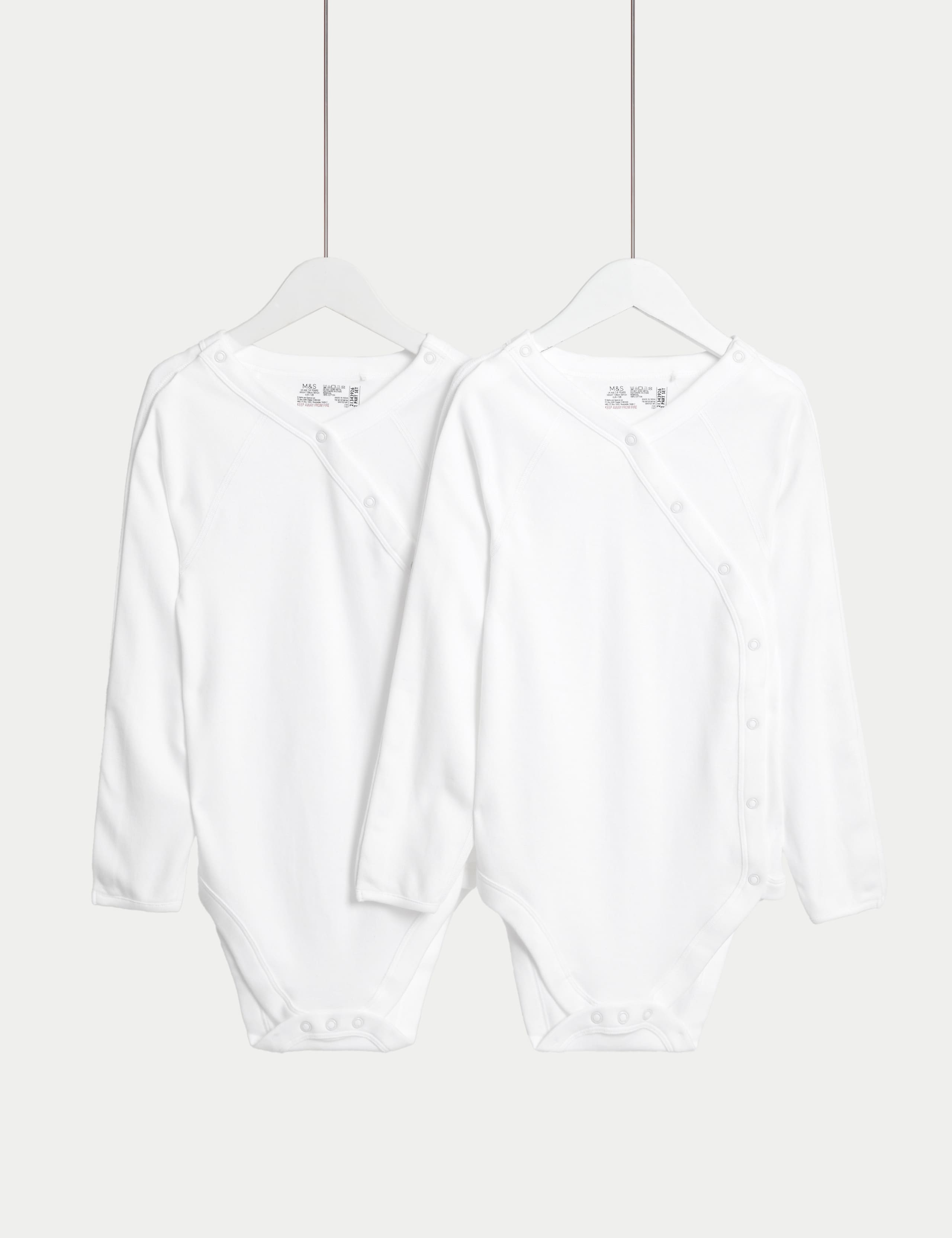 2 Pack Adaptive Pure Cotton Bodysuits (7lbs–16 Yrs) 1 of 5