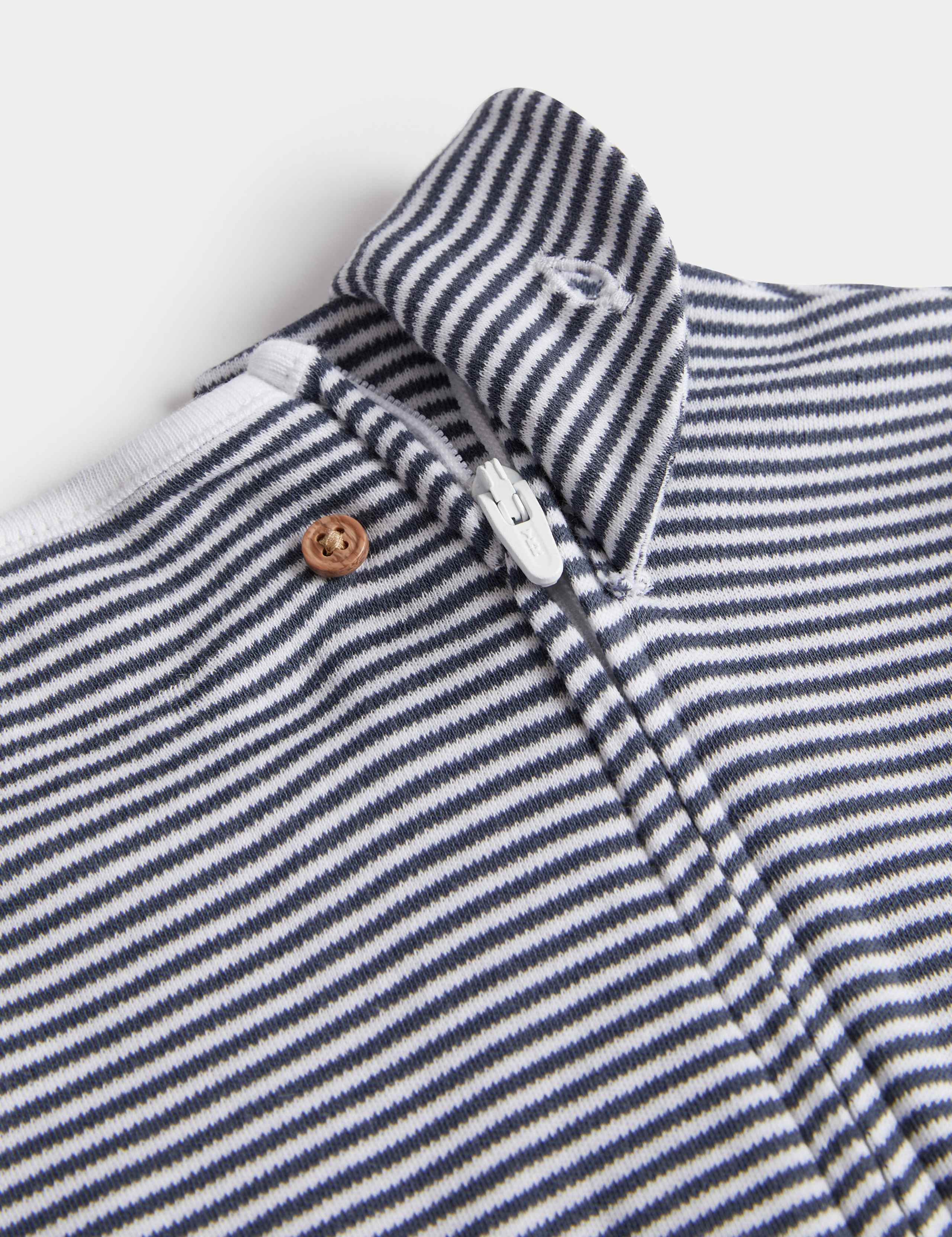 2 Pack Pure Cotton Back Opening Adaptive Sleepsuits (3-16 Yrs) 5 of 5