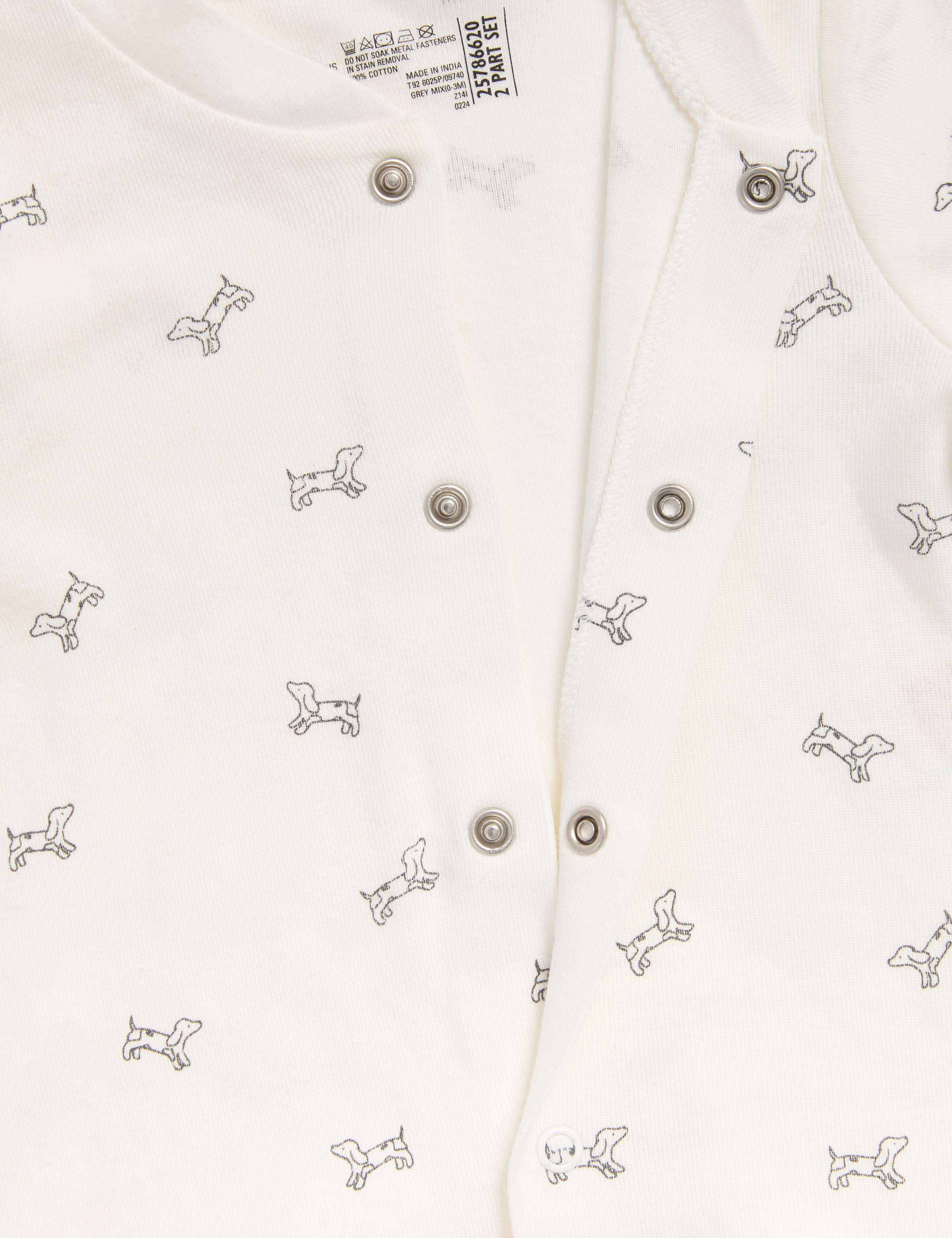 2pk Hip Dysplasia Sleepsuits (7lbs-1 Yrs) 2 of 3