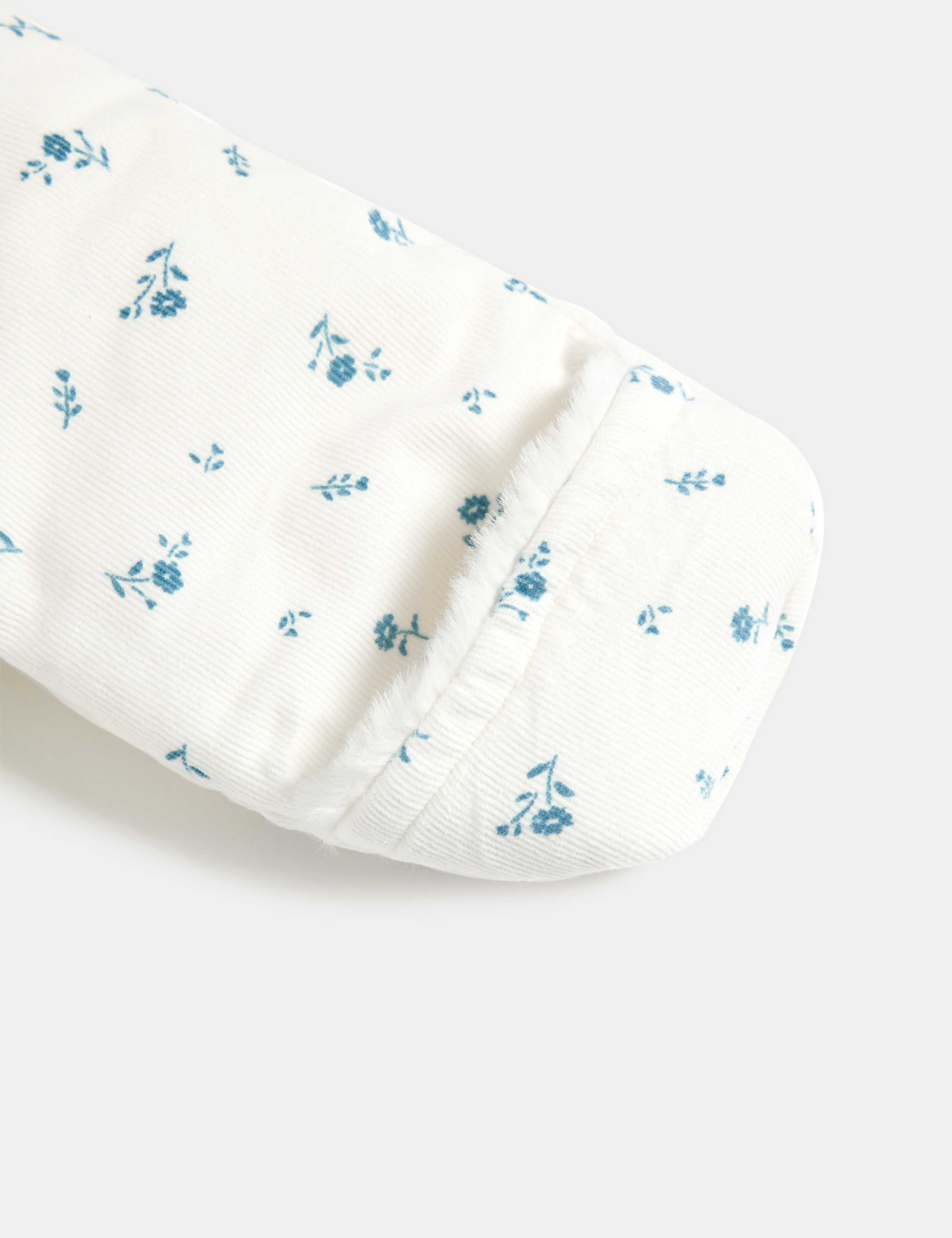 Cord Floral Pramsuit (0-12 Mths) 4 of 4