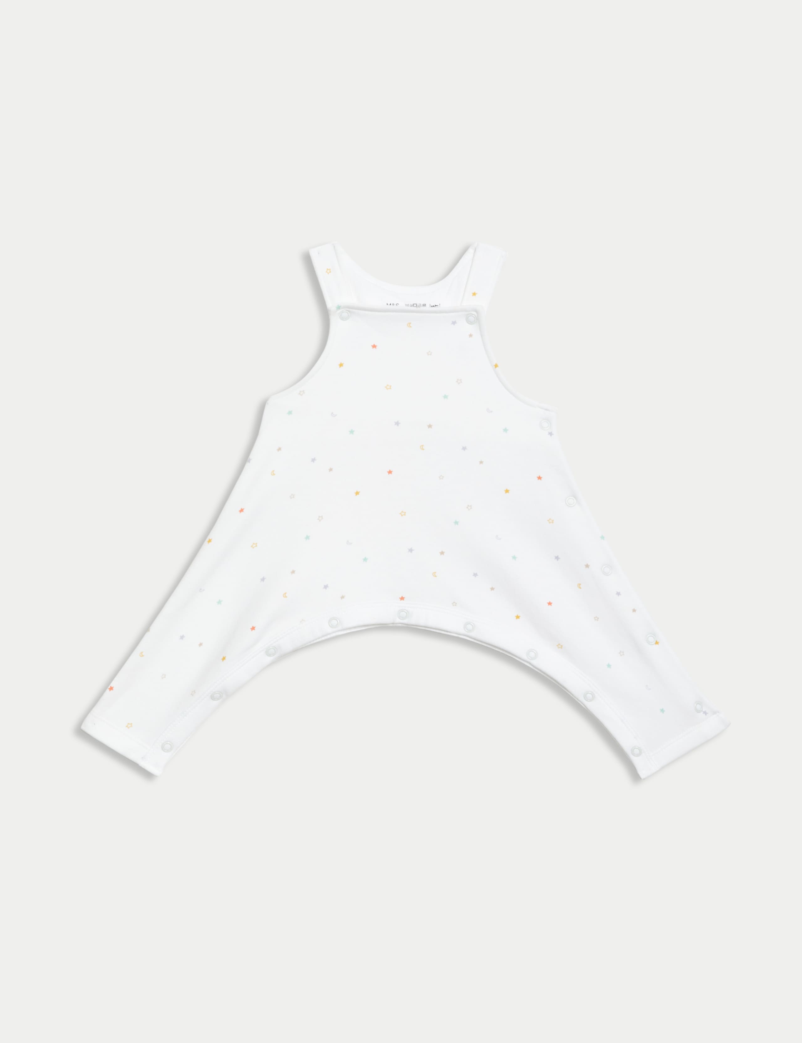 2pk Hip Dysplasia Cotton Rich Dungarees (7lbs-1 Yrs) 2 of 5