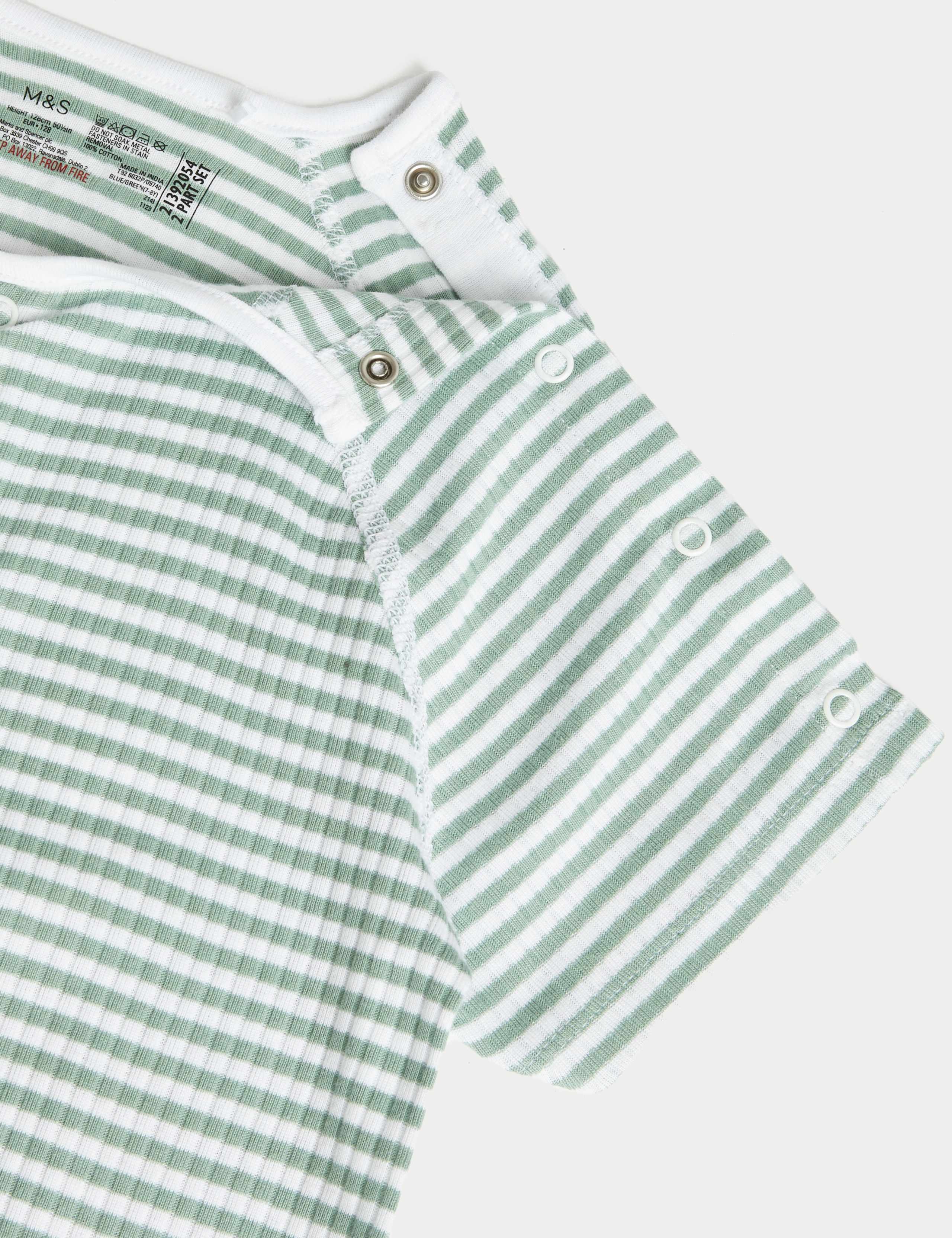 2pk Adaptive Pure Cotton Rompers (3-16 Yrs) 2 of 2
