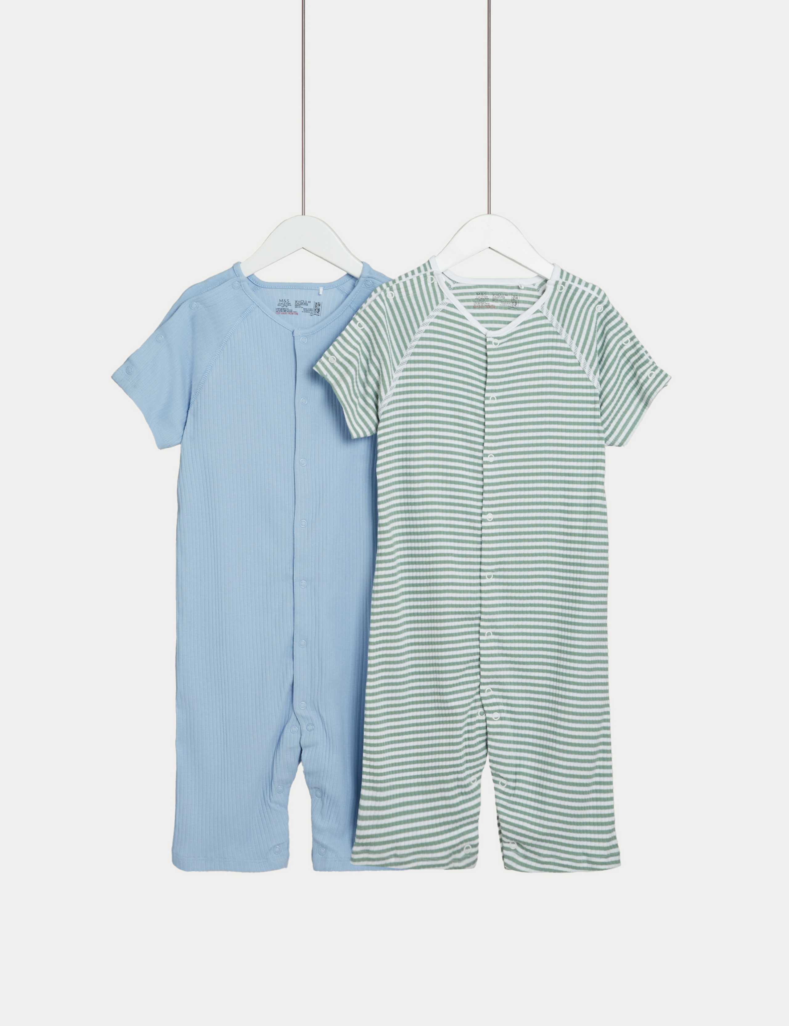 2 Pack Adaptive Pure Cotton Rompers (3-16 Yrs) 1 of 2