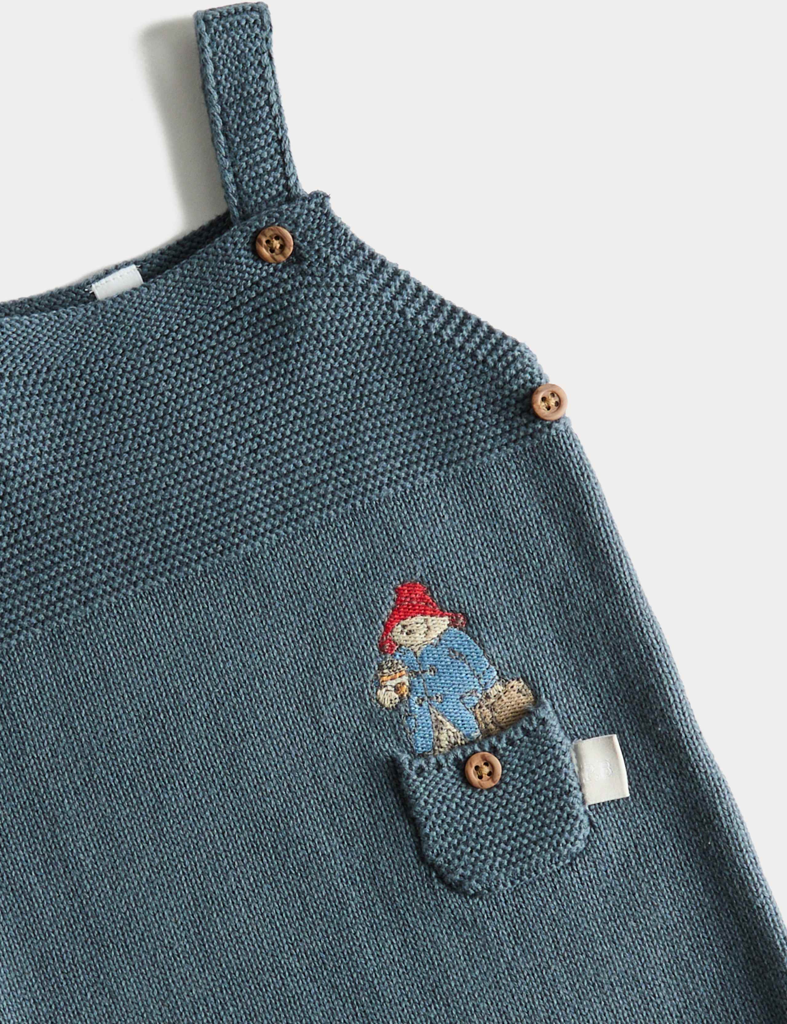 2pc Paddington™ Knitted Dungaree Outfit (7lbs-1Yr) 2 of 3
