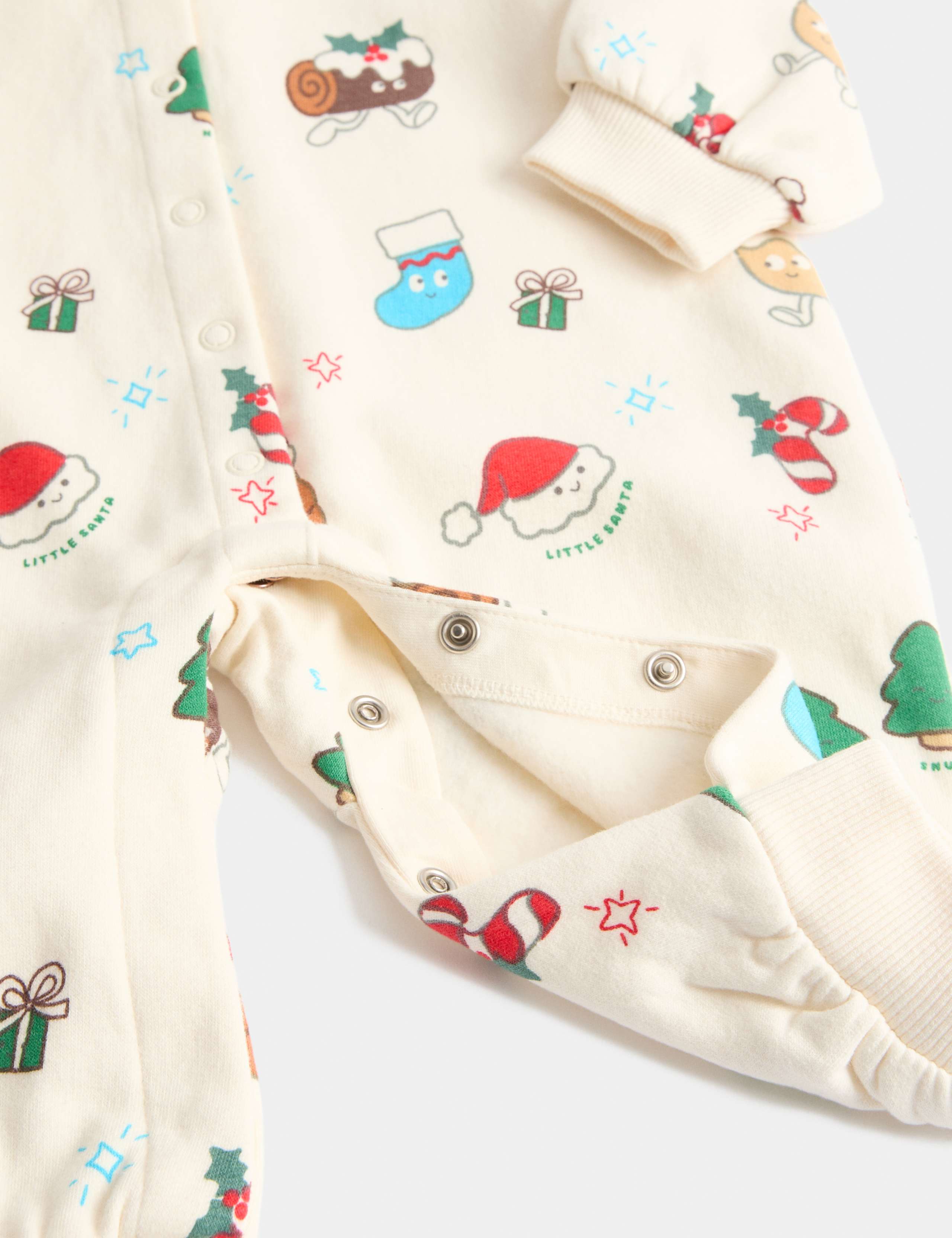 Christmas Print All in One Outfit (Newborn-3 Yrs) 2 of 2