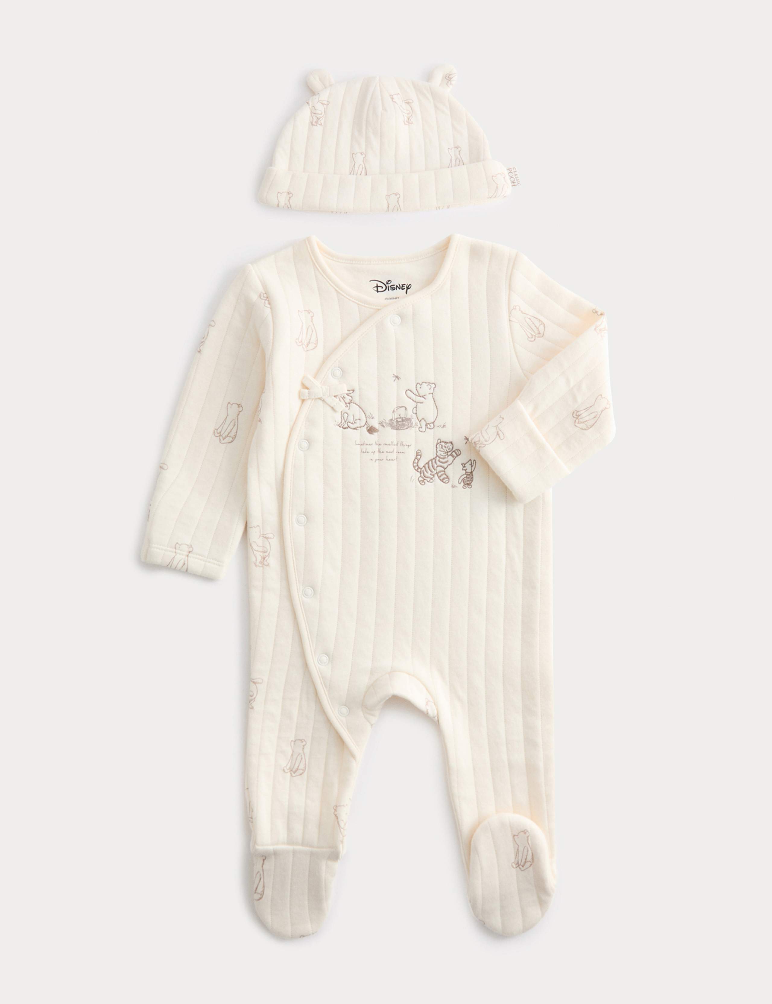 Winnie The Pooh & Friends™ Sleepsuit with Hat (0-3 Yrs) 1 of 4