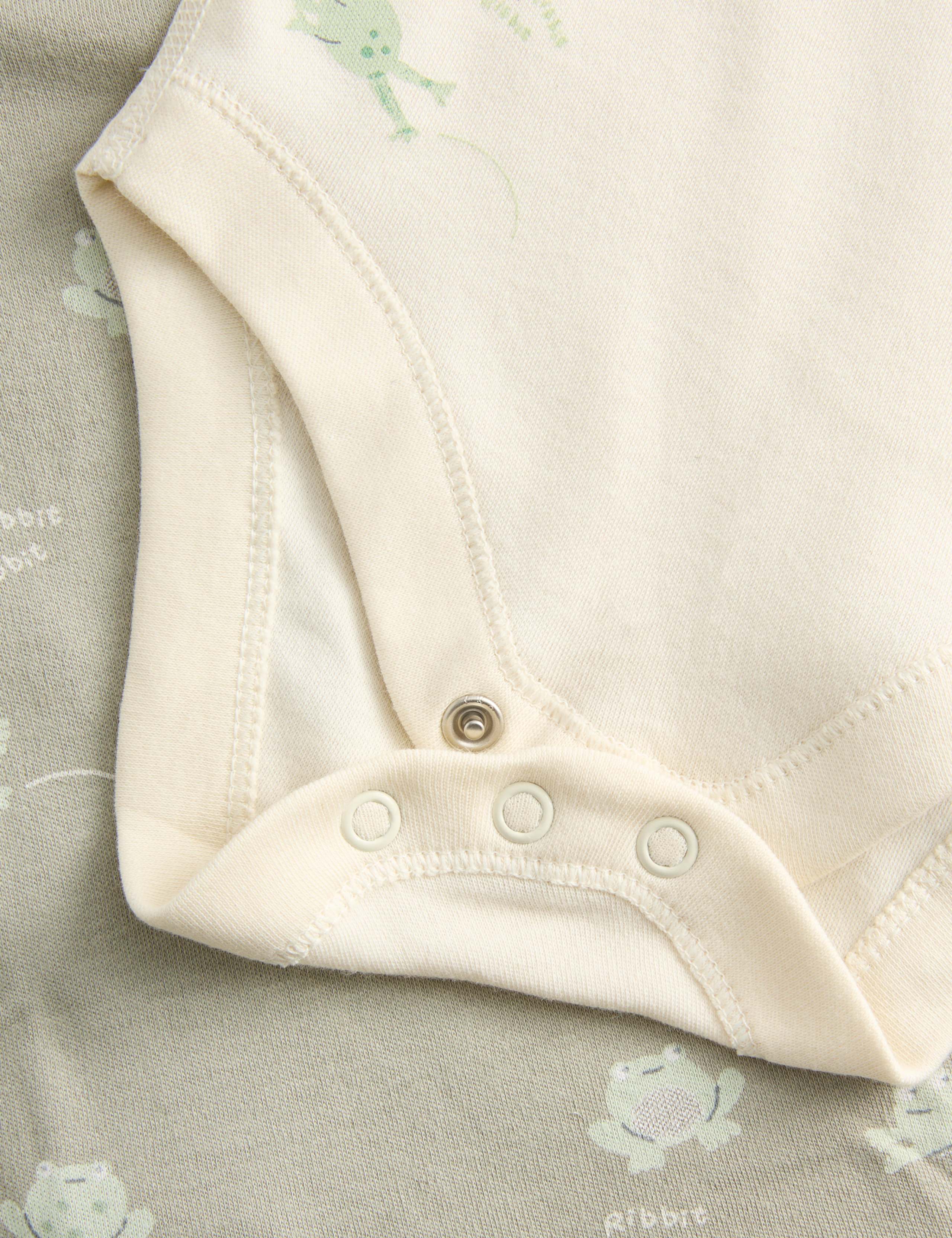 7pk Pure Cotton Frog Print Bodysuits (0 Mths-3 Yrs) 3 of 3