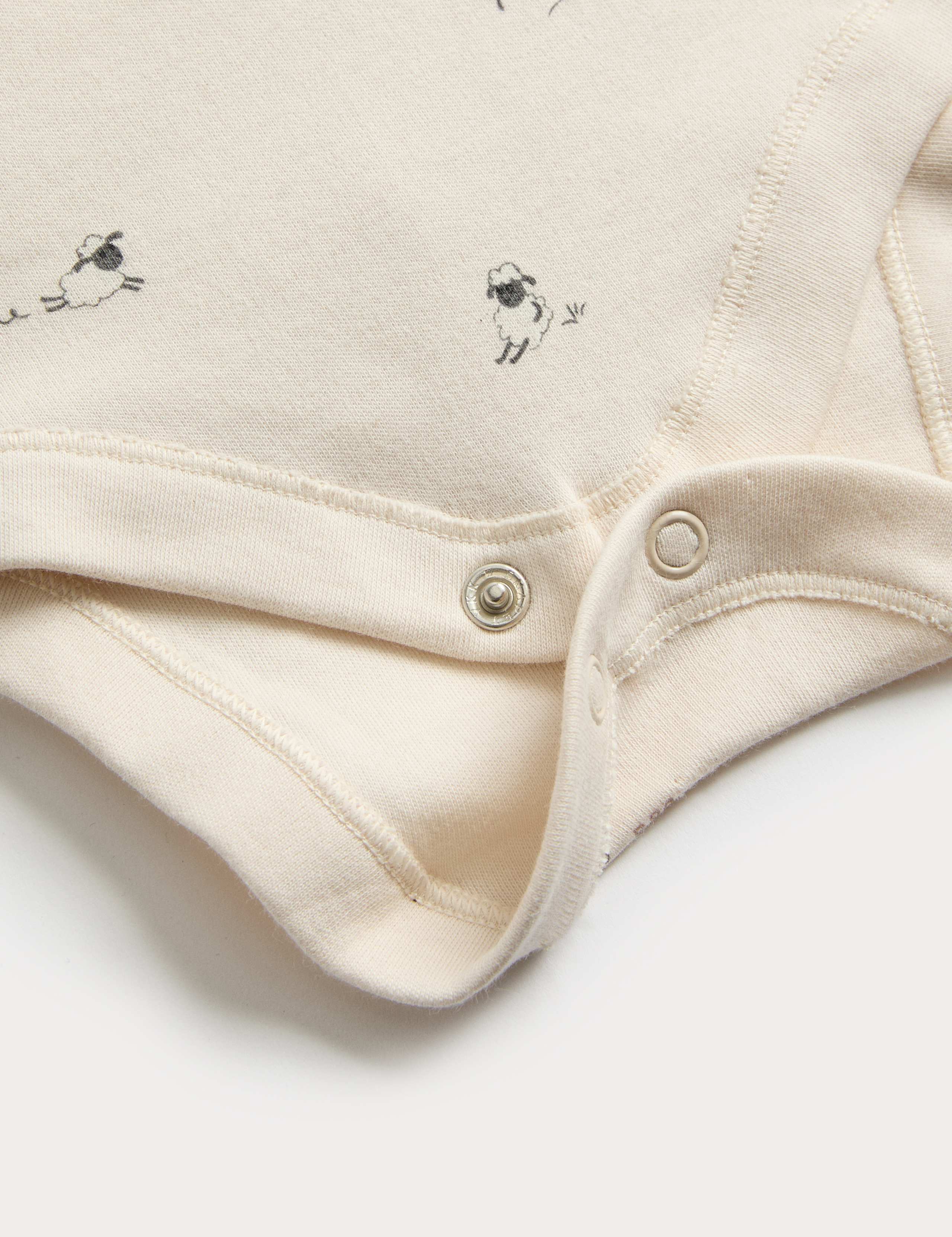 7 Pack Pure Cotton Bodysuits (5lbs-3 Yrs) 3 of 3