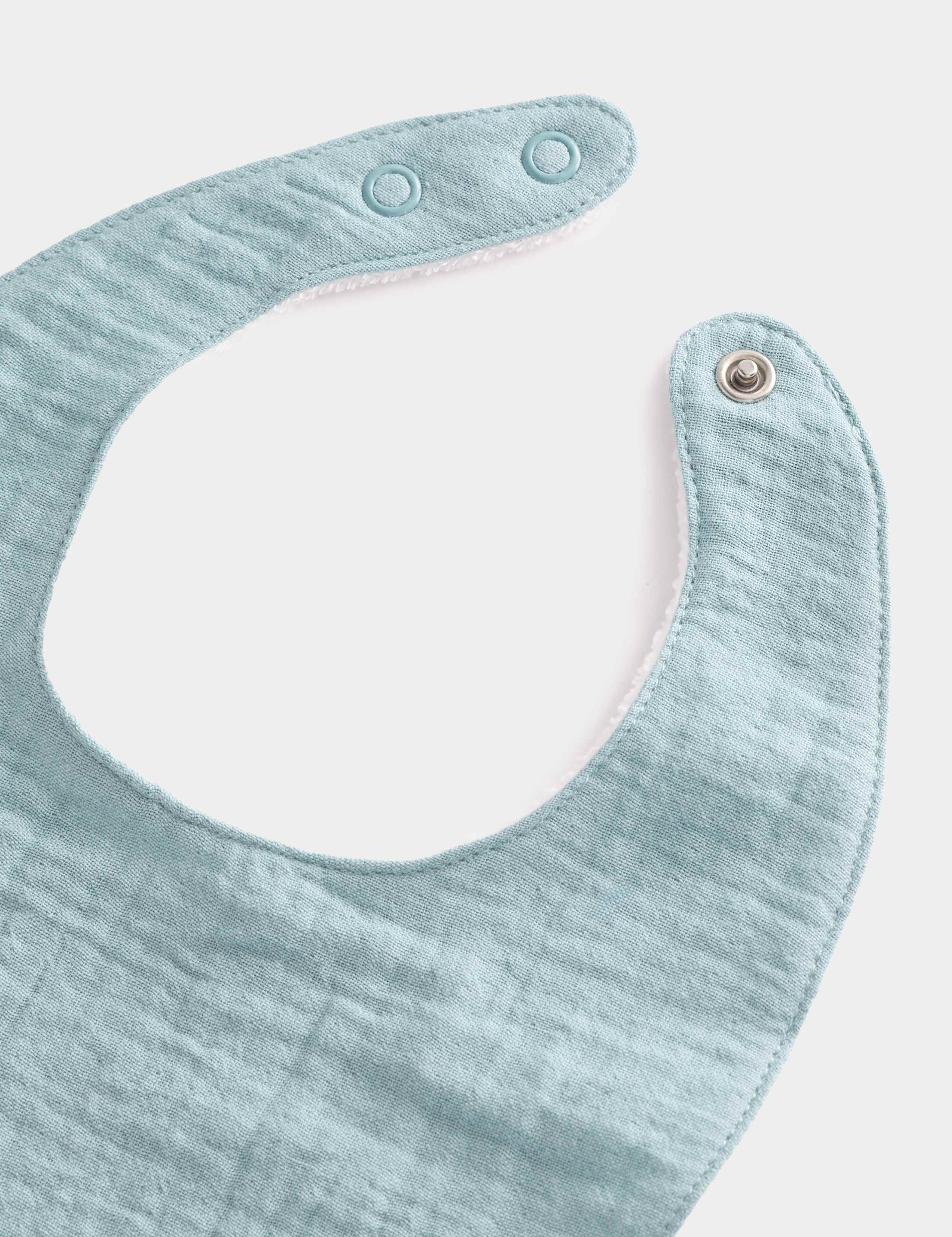 3 Pack Pure Cotton Bibs 2 of 2