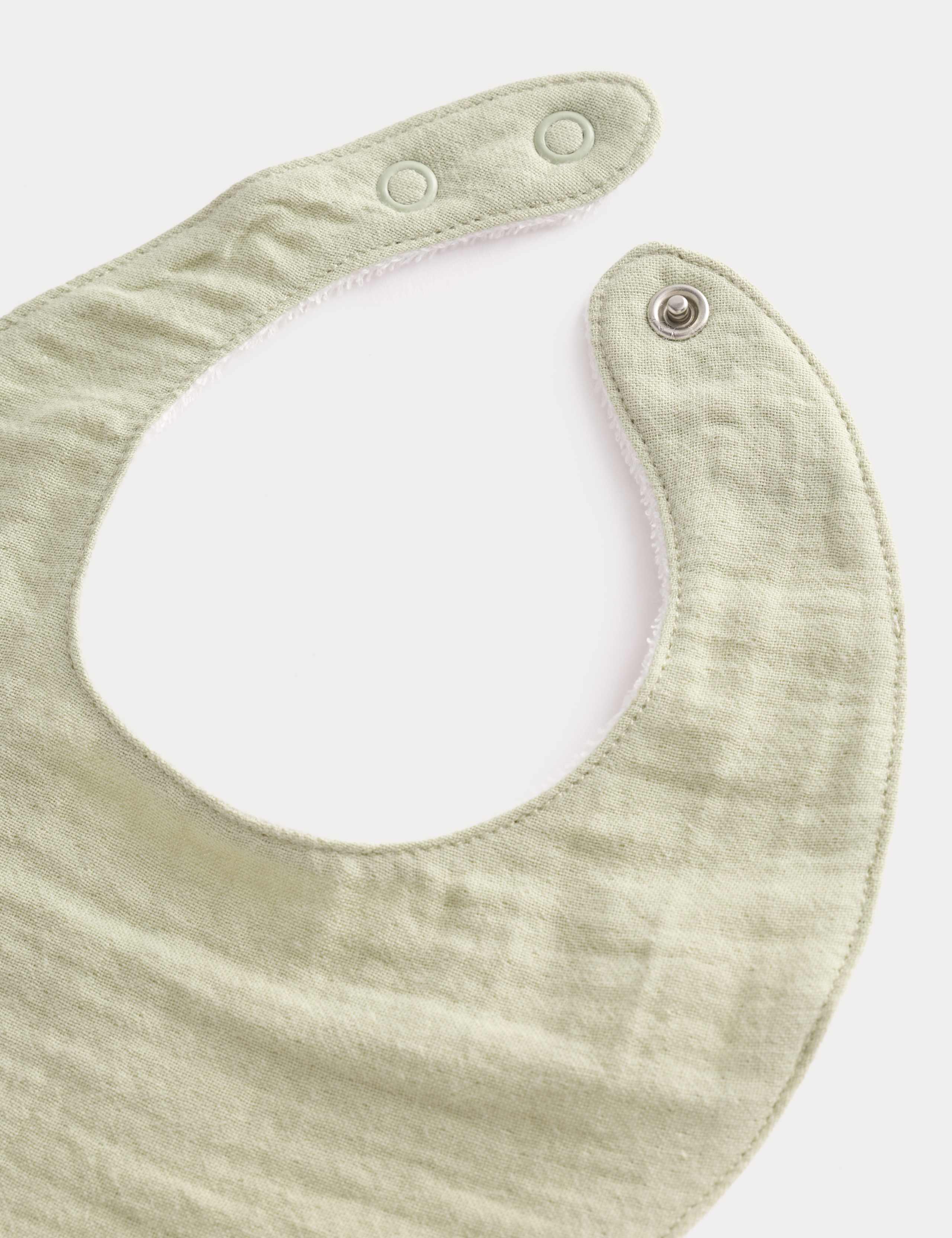 3 Pack Pure Cotton Bibs 2 of 2