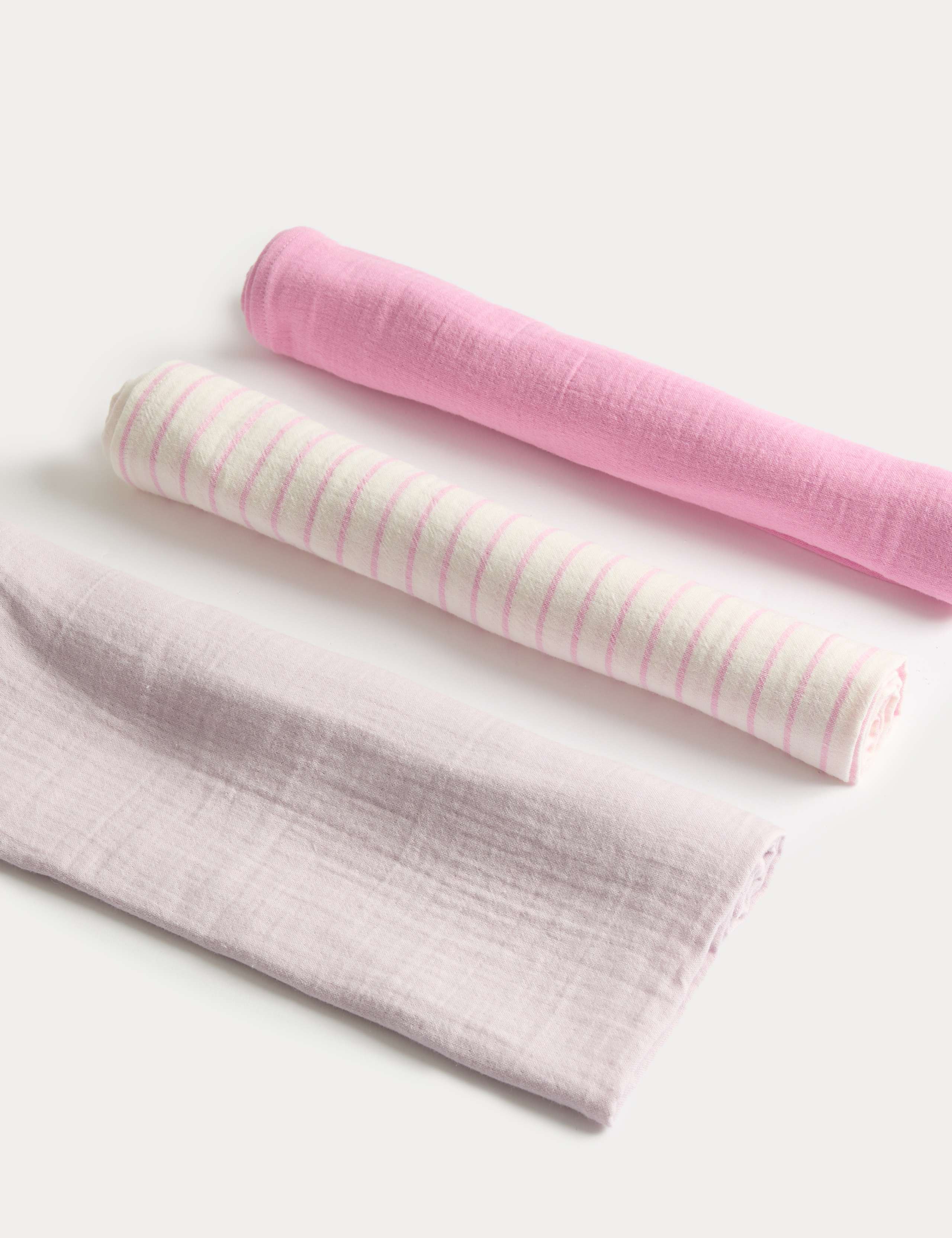 3 Pack Pure Cotton Muslins 1 of 2