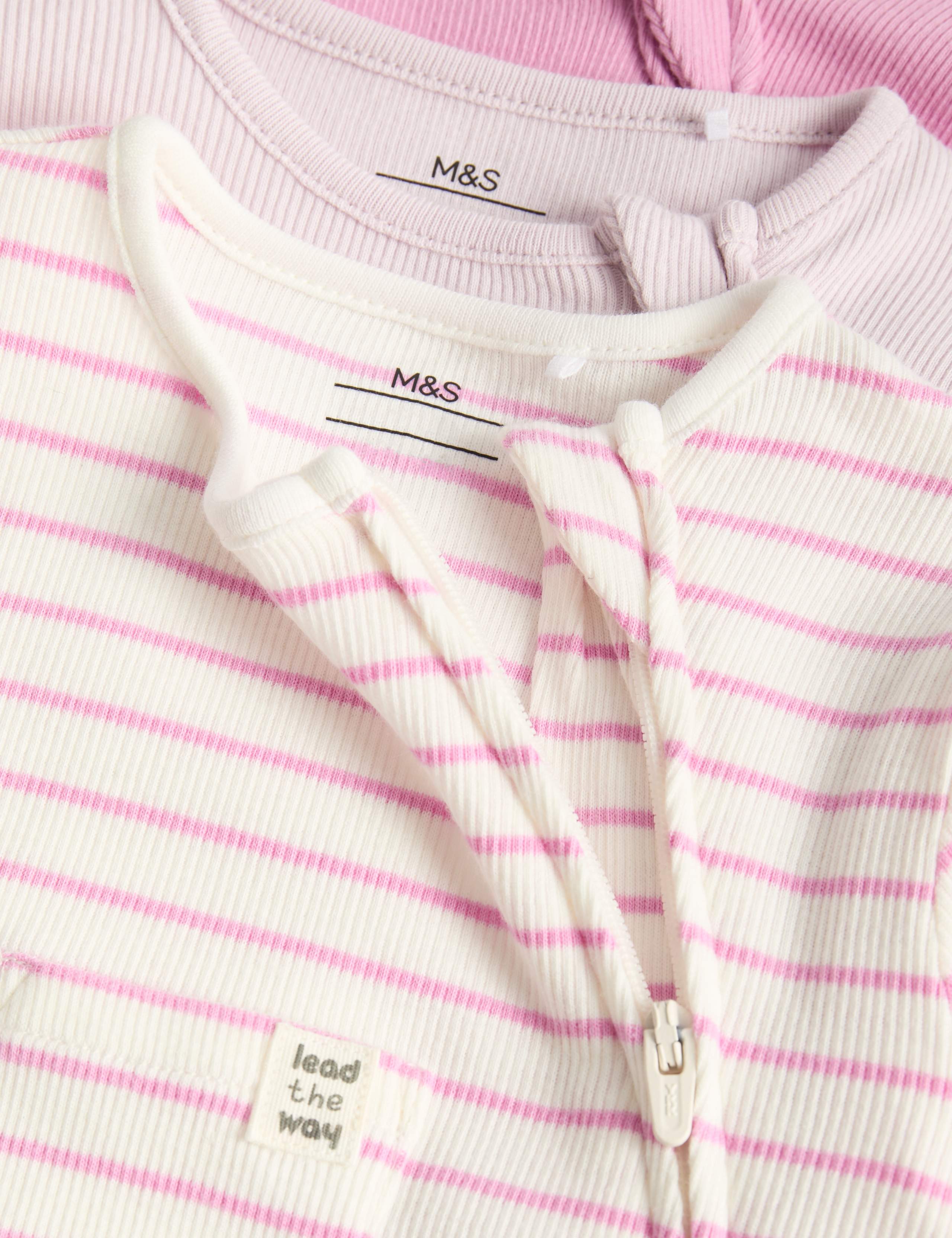 3 Pack Cotton Rich Sleepsuits (6½lbs-3 Yrs) 2 of 3