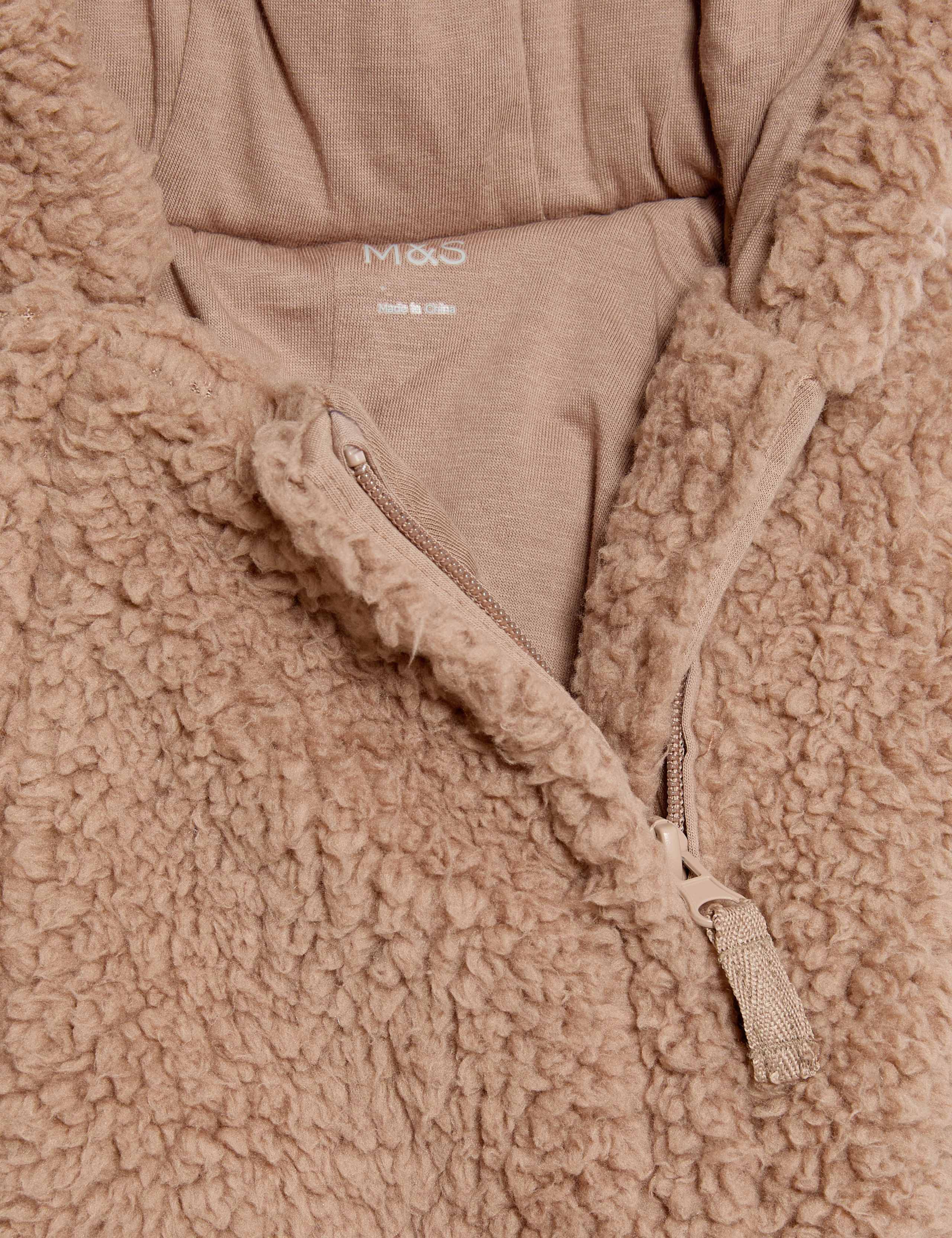 Borg Zip Pramsuit (0-12 Mths) 3 of 4