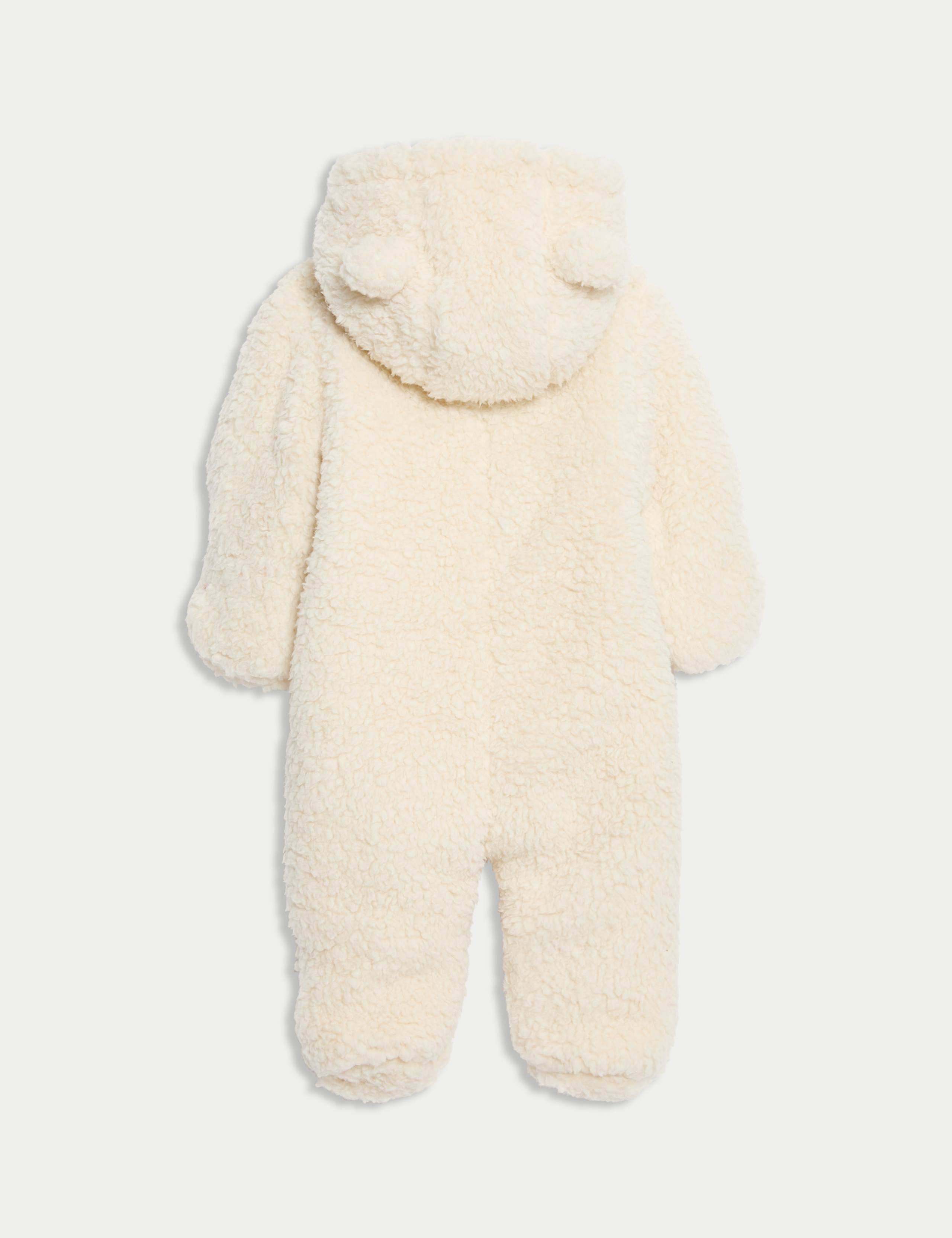 Borg Zip Pramsuit (0-12 Mths) 2 of 4