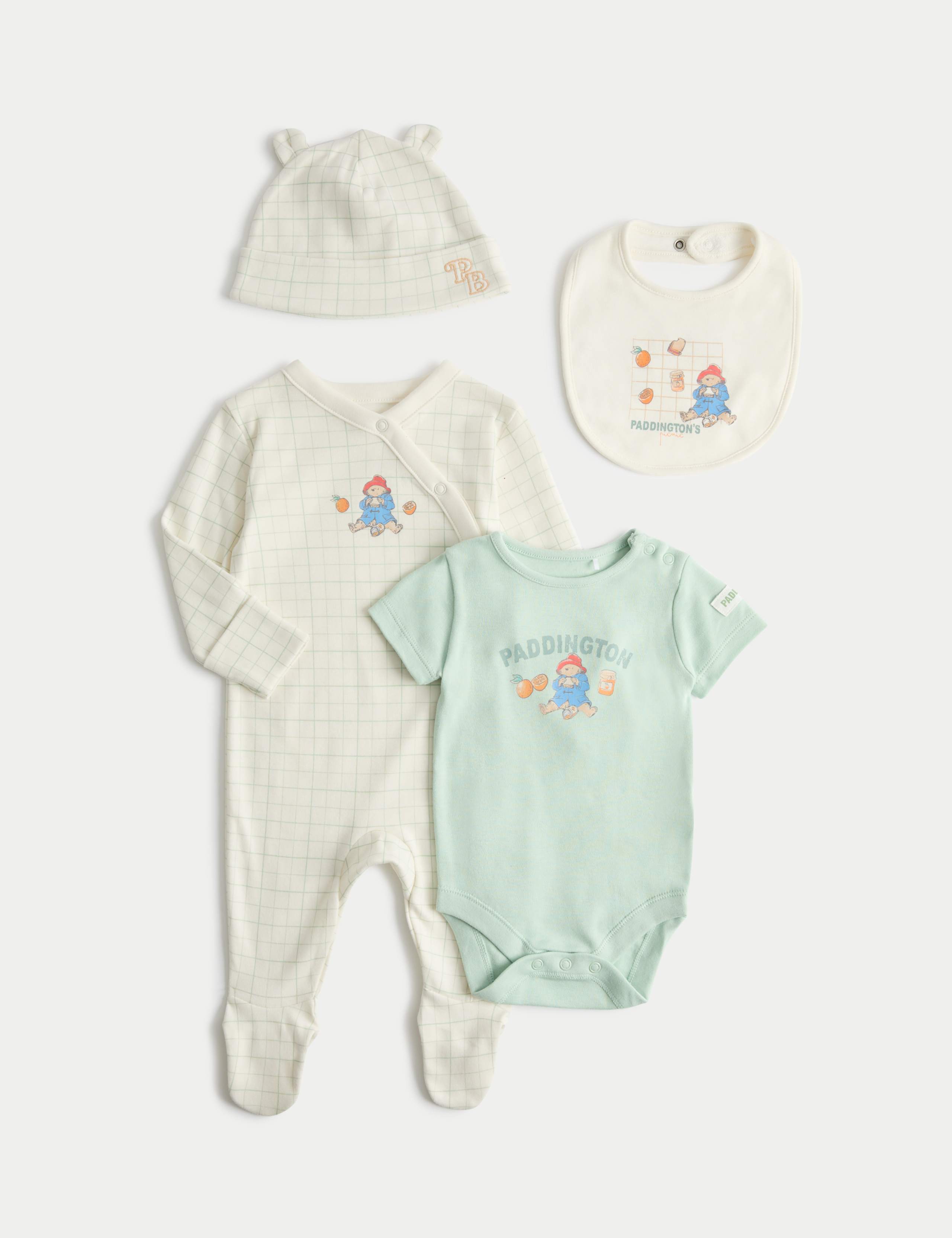 4 Piece Paddington™ Starter Set (0-12 Mths) 1 of 3