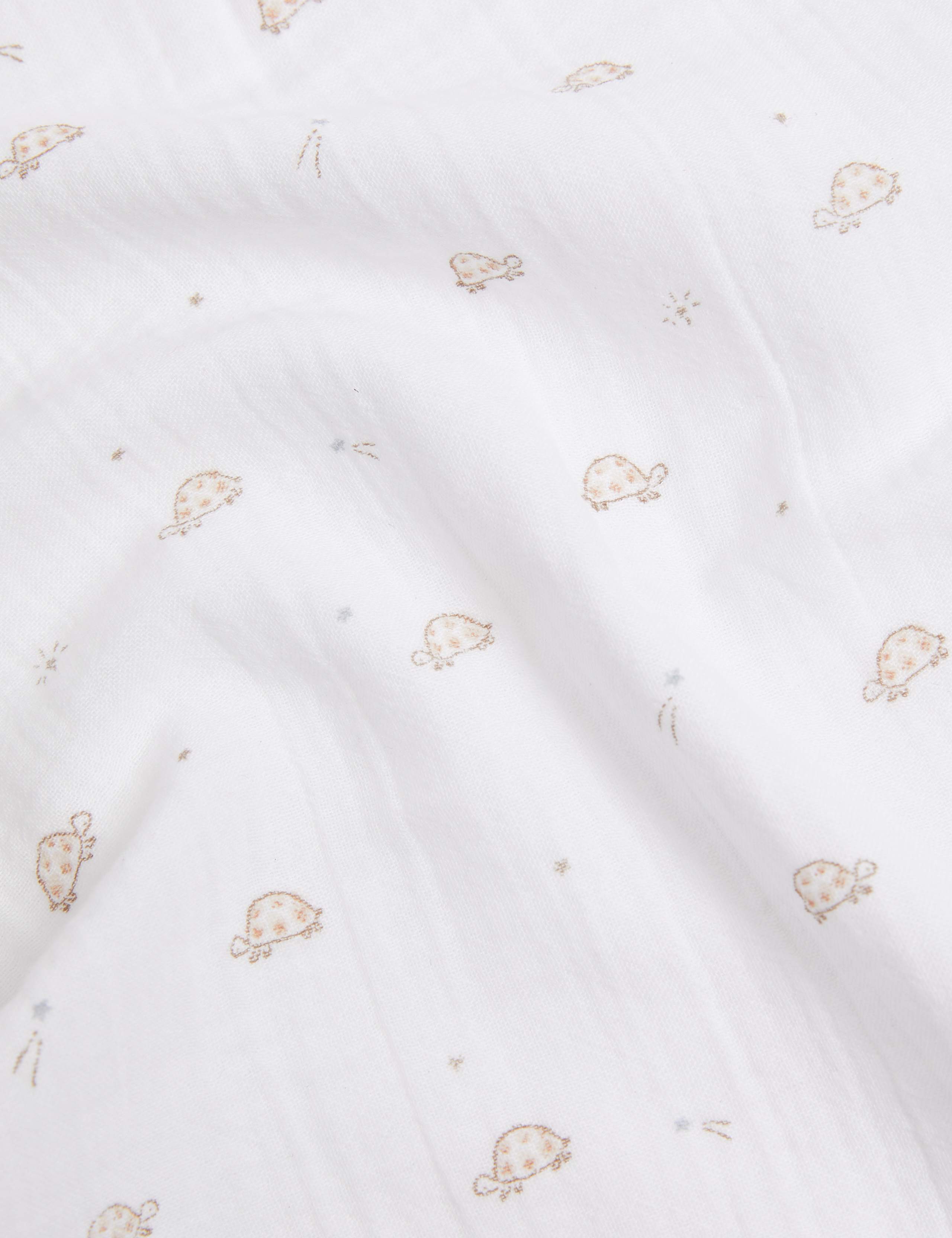 3 Pack Pure Cotton Muslin Squares 2 of 2