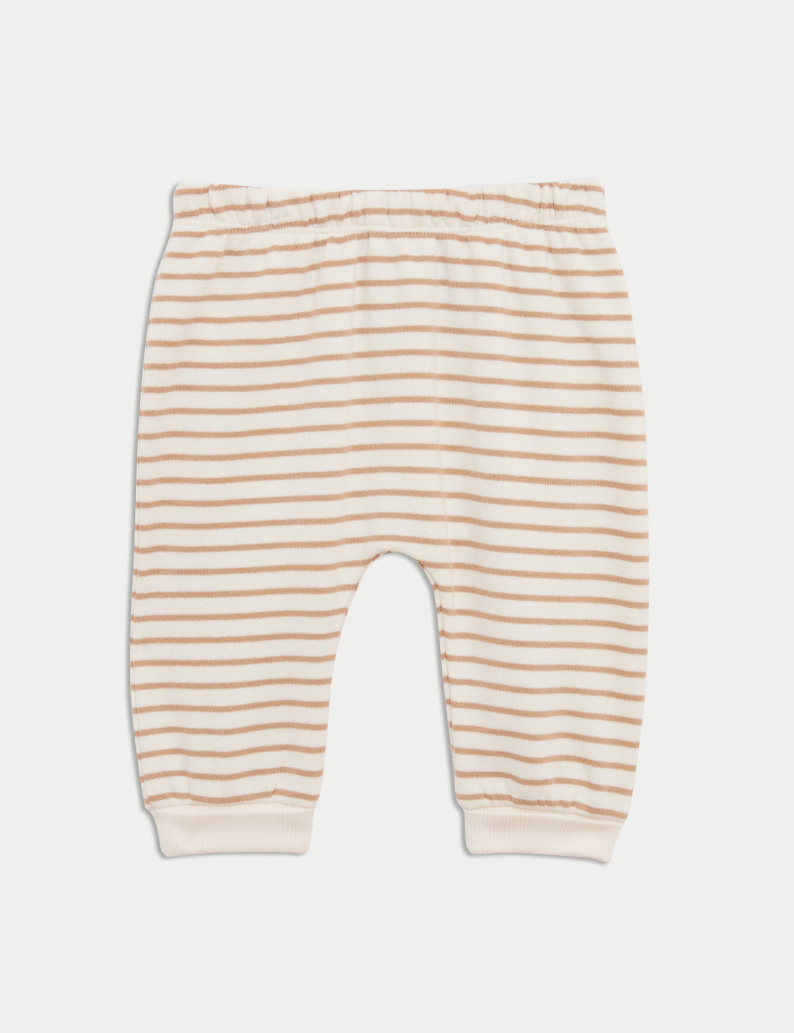 3pc Cotton Rich Stripe Outfit (0-12 Mths) 3 of 6