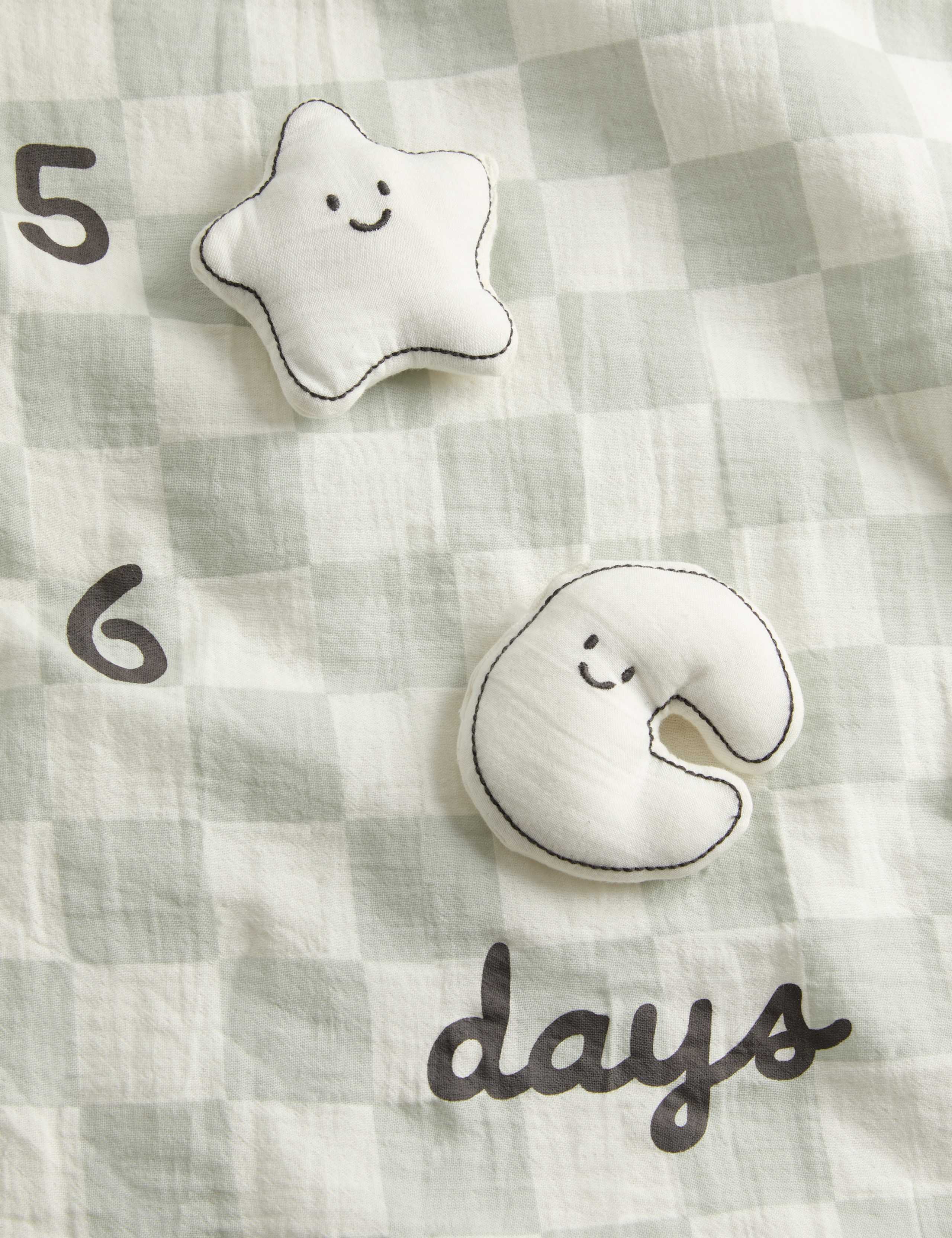 Pure Cotton Milestone Shawl 2 of 2