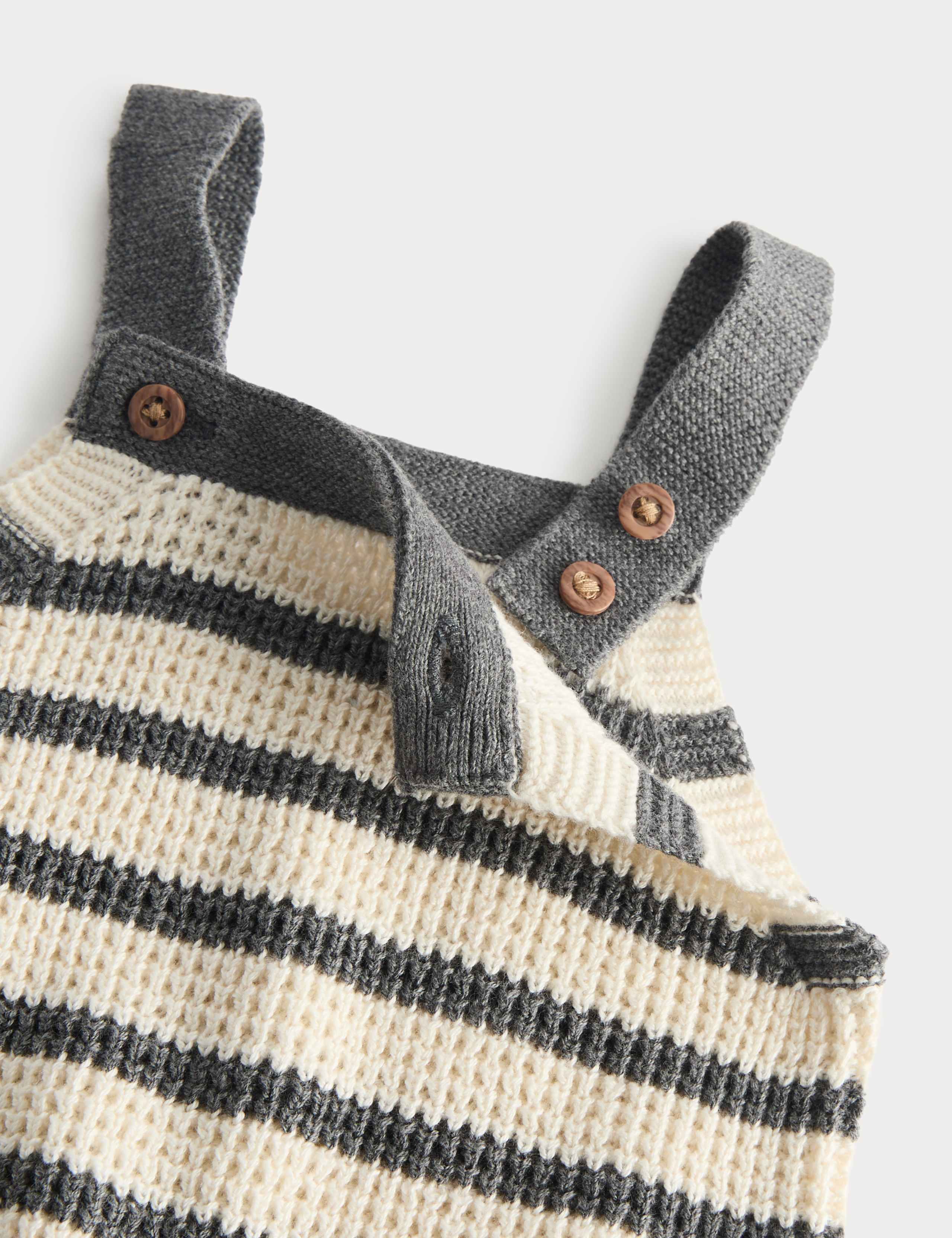 Little Monster Knitted Romper (7lbs-1 Yrs) 2 of 3