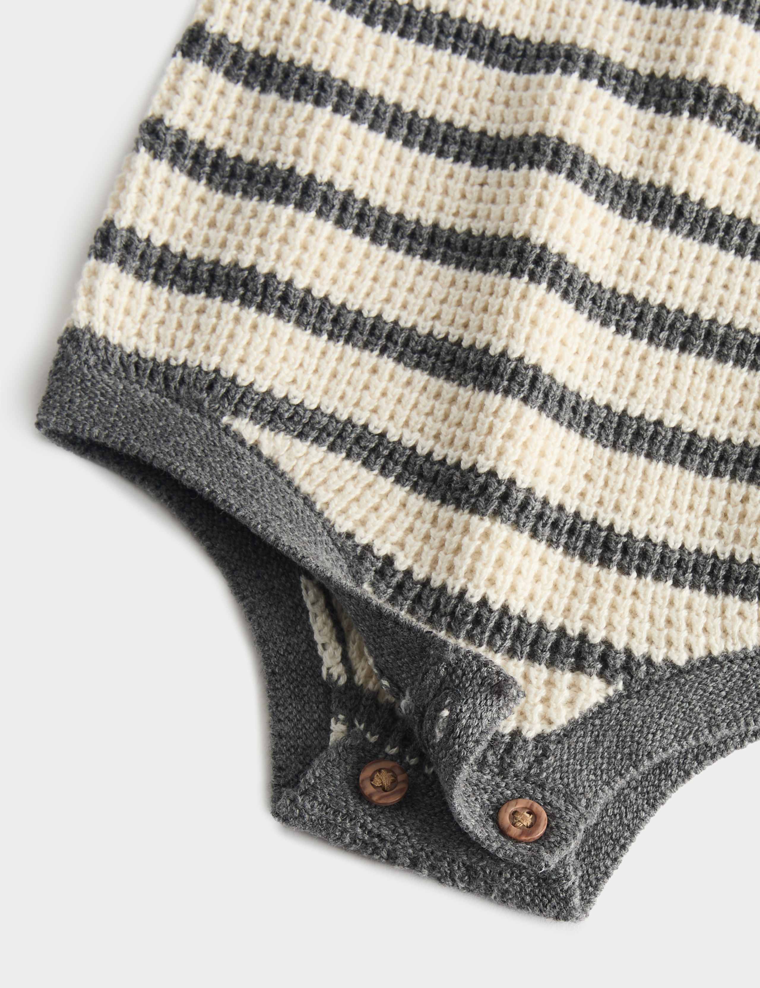 Little Monster Knitted Romper (7lbs-1 Yrs) 3 of 3