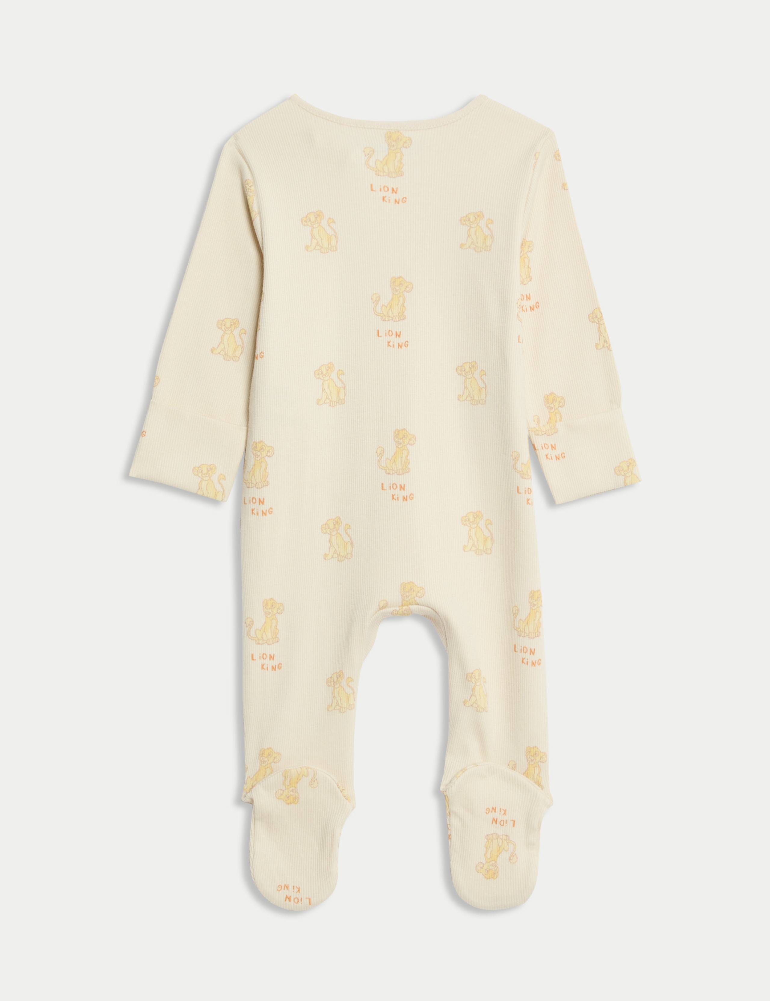 Cotton Rich Lion King™ Sleepsuit with Comforter (7lbs-3 Yrs) 2 of 6